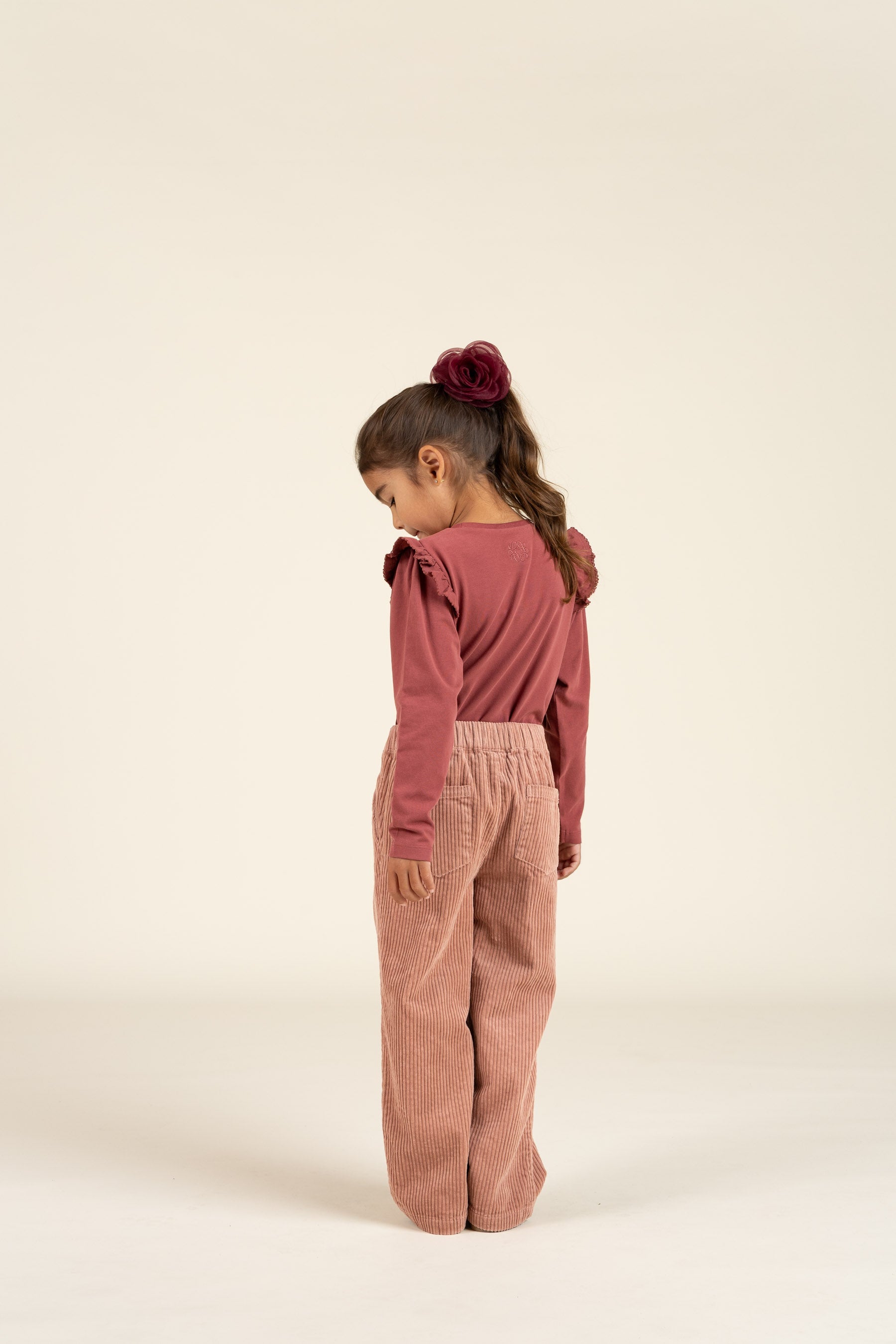 Breit-Cord Pull-on Hose - Kids - Rose | 100620 Margot
