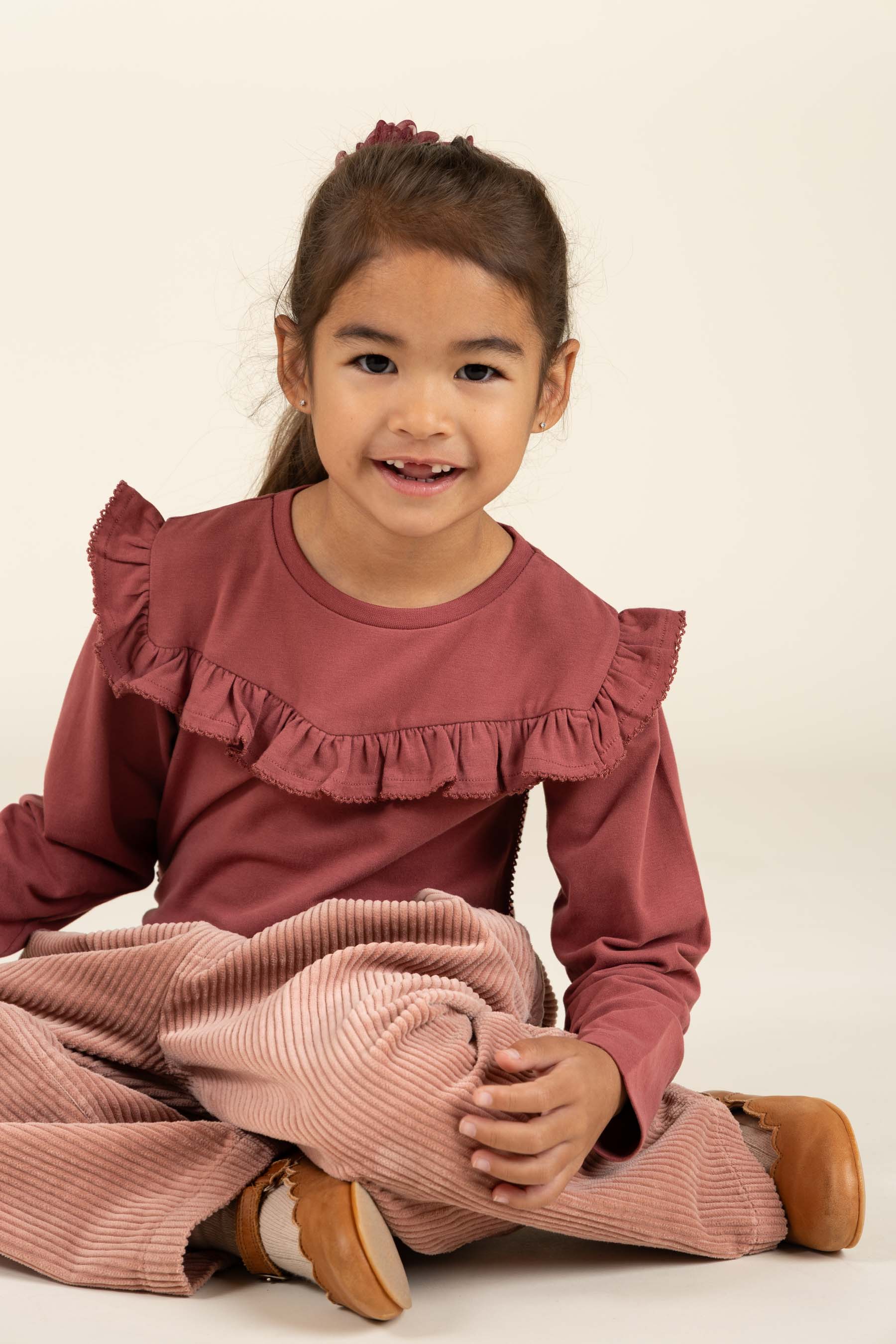 Breit-Cord Pull-on Hose - Kids - Rose | 100620 Margot