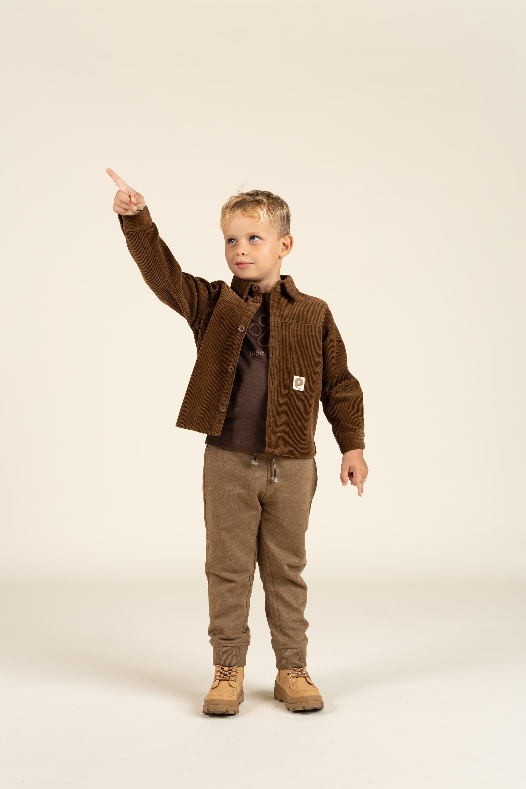 Langärmeliges T-Shirt aus Slub-Jersey - Kids - Chocolate | 100832 Kevin