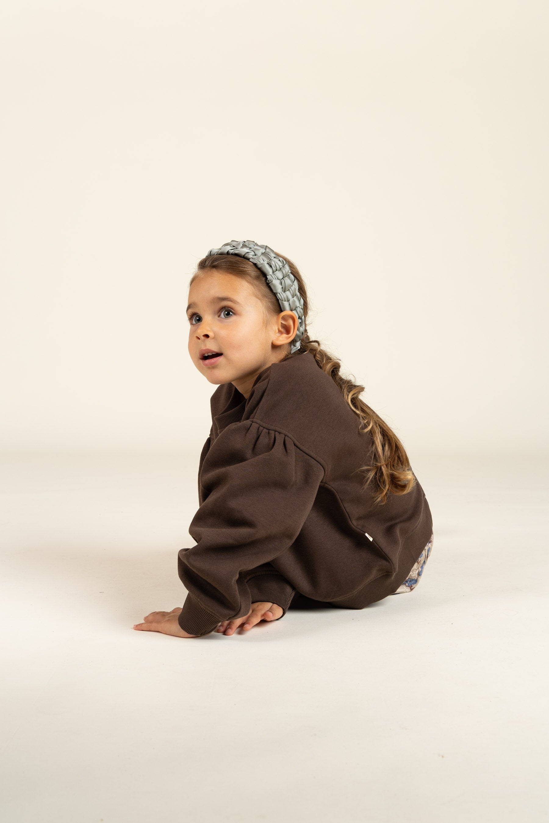 Sweatshirt mit Schleifendetail - Kids - Chocolate | 100814 Ruth