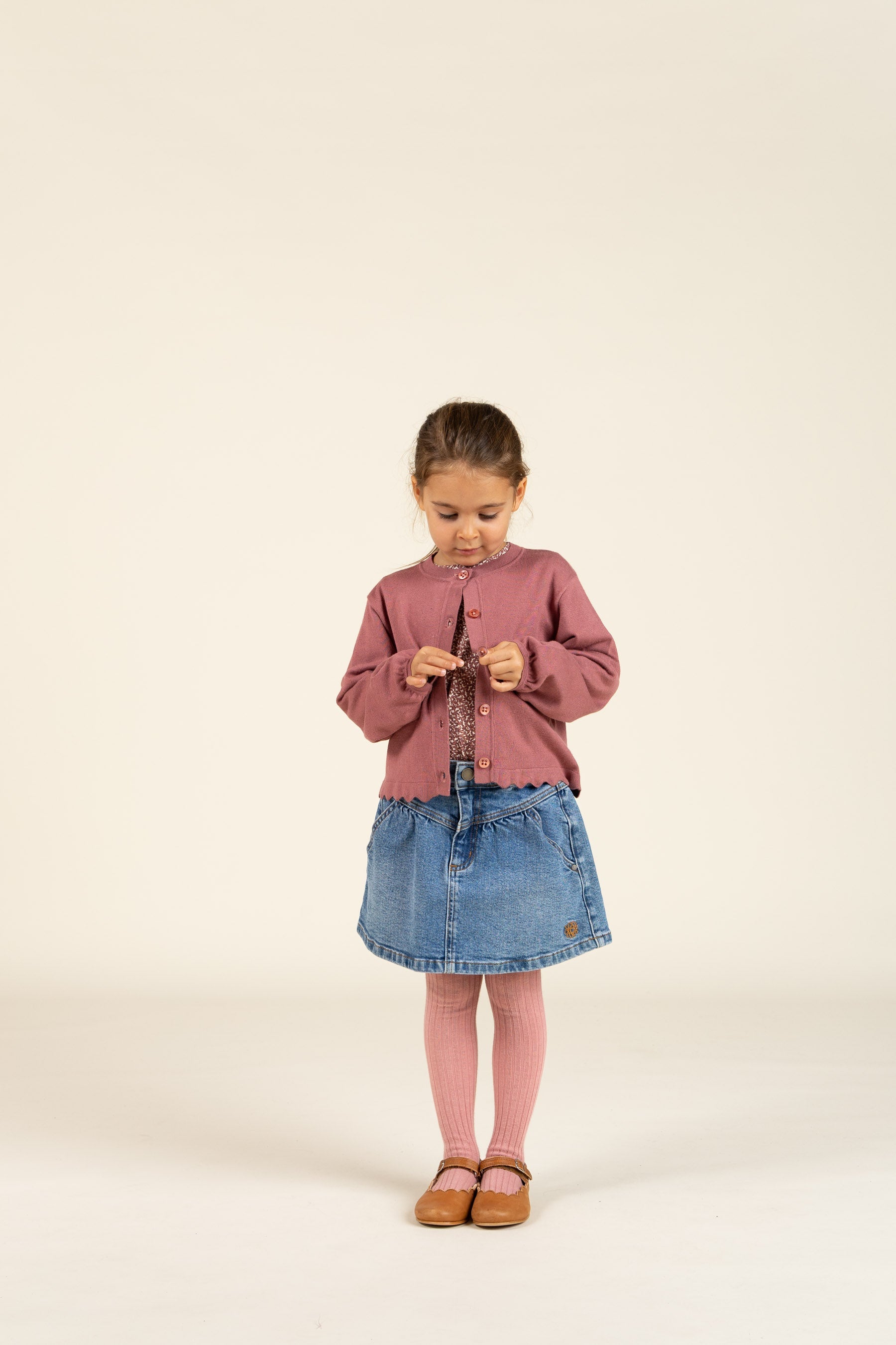 Strickjacke - Kids - Vintage Red | 100828 Nicole