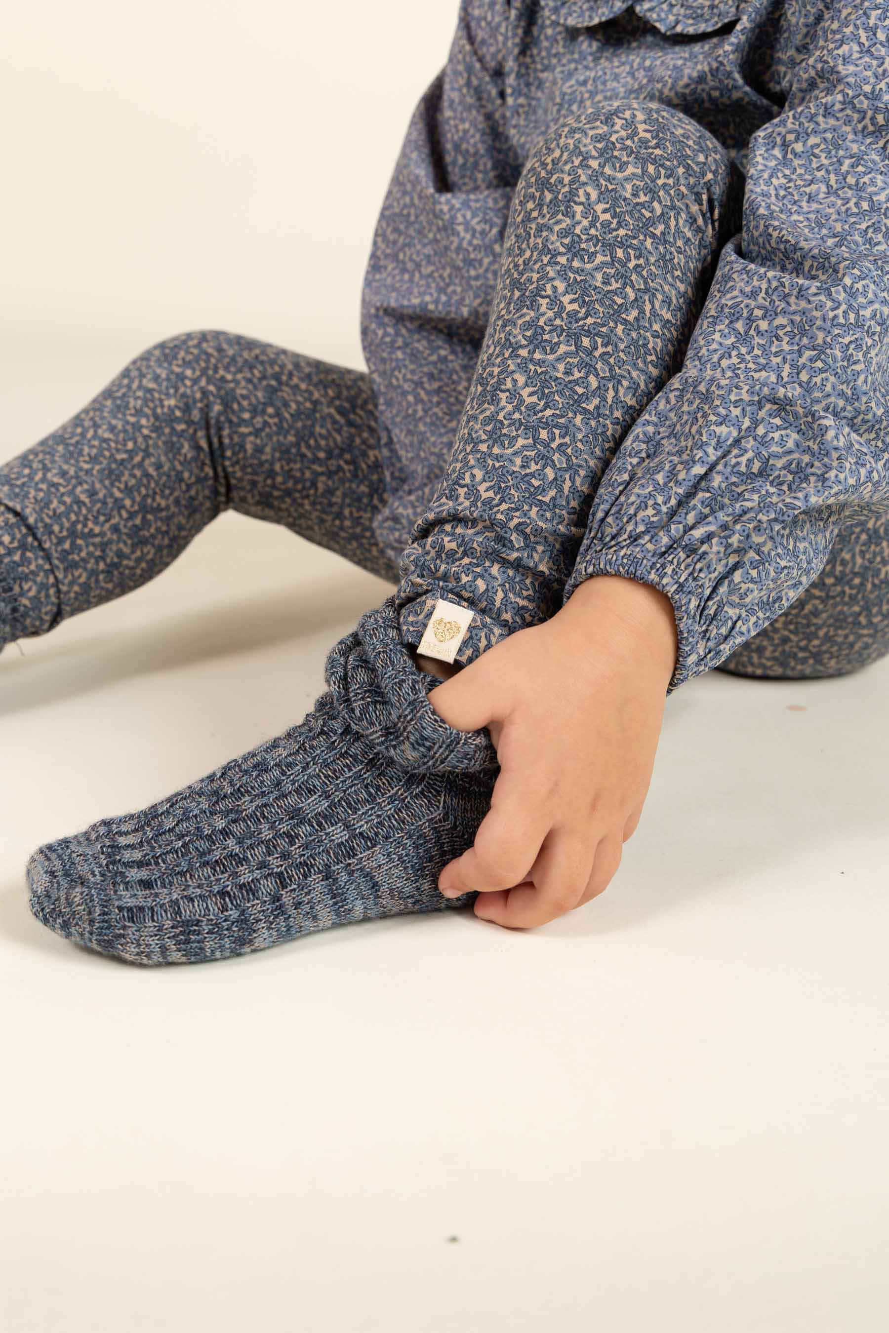 MP Woll-Slouch-Socken - All - Navy Melange | 100779 MP Noa Socks