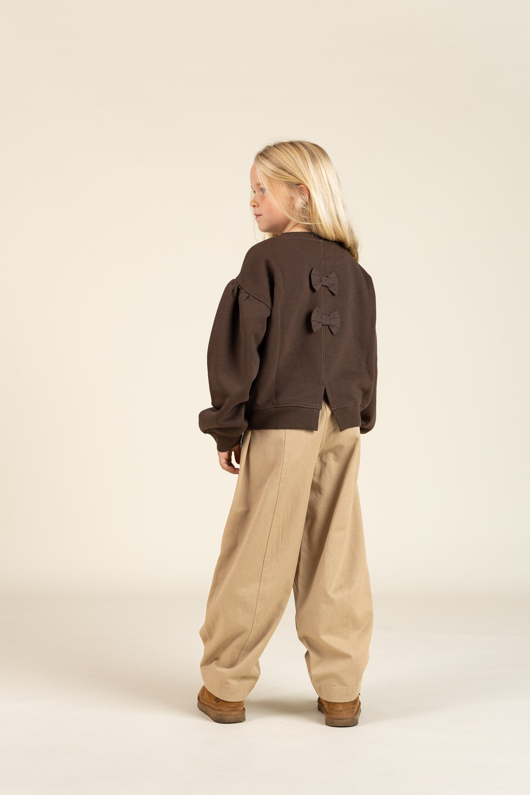 Barrel Leg Tencel Hose - Tween - Beige | 100135