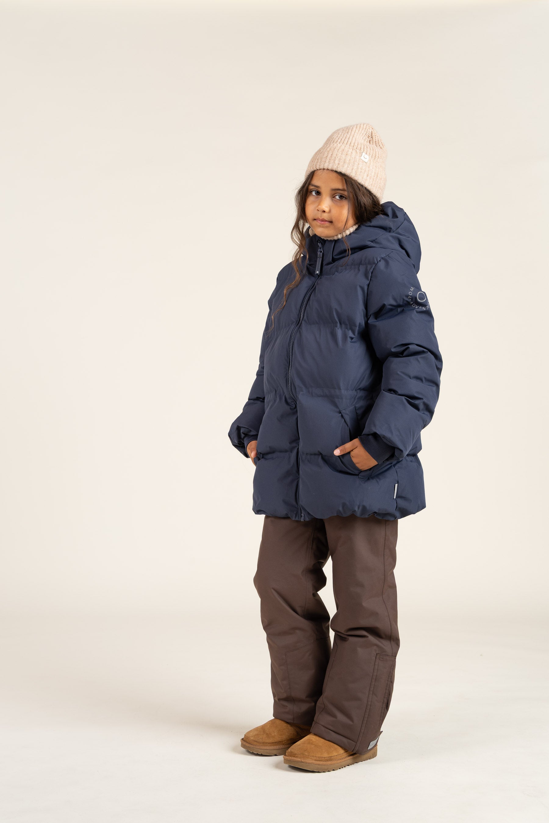 Winterjacke mit Kordelzug - Tween - Navy | 100539 Elenor