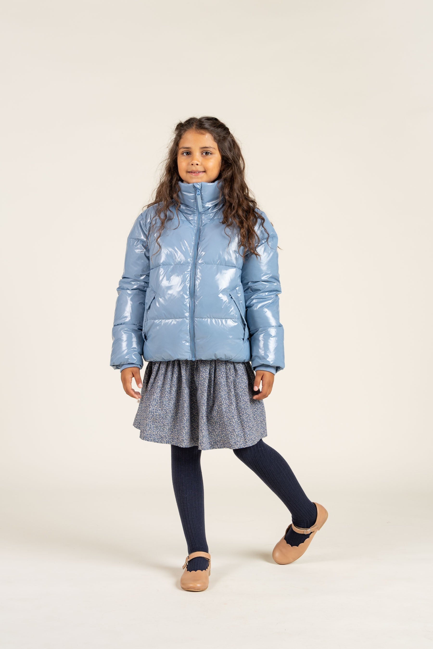 Glänzende Pufferjacke - Tween - Blue | 100533 Violet