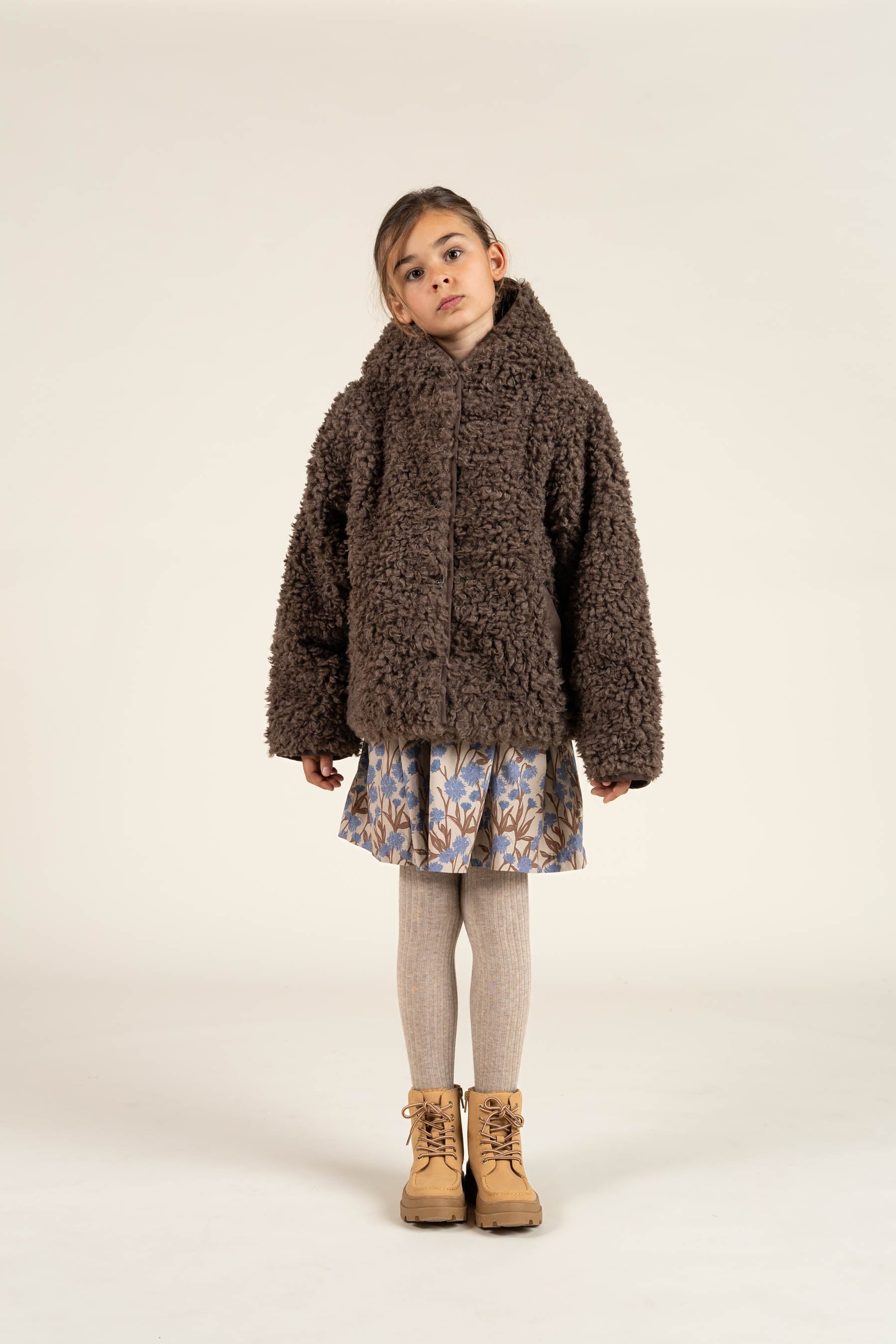 Teddy-Kapuzenjacke - Tween - Chocolate | 100549 Ellie
