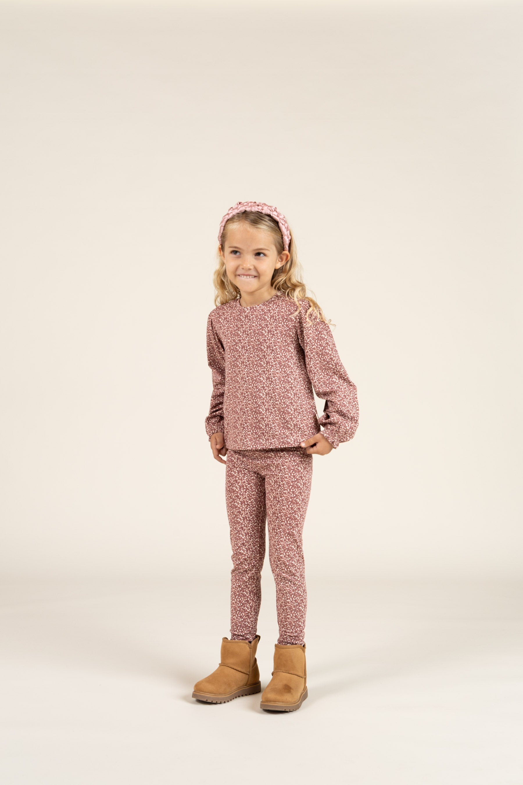 Bedruckte Jersey-Bluse - Kids - Vintage Red | 100770 Ada