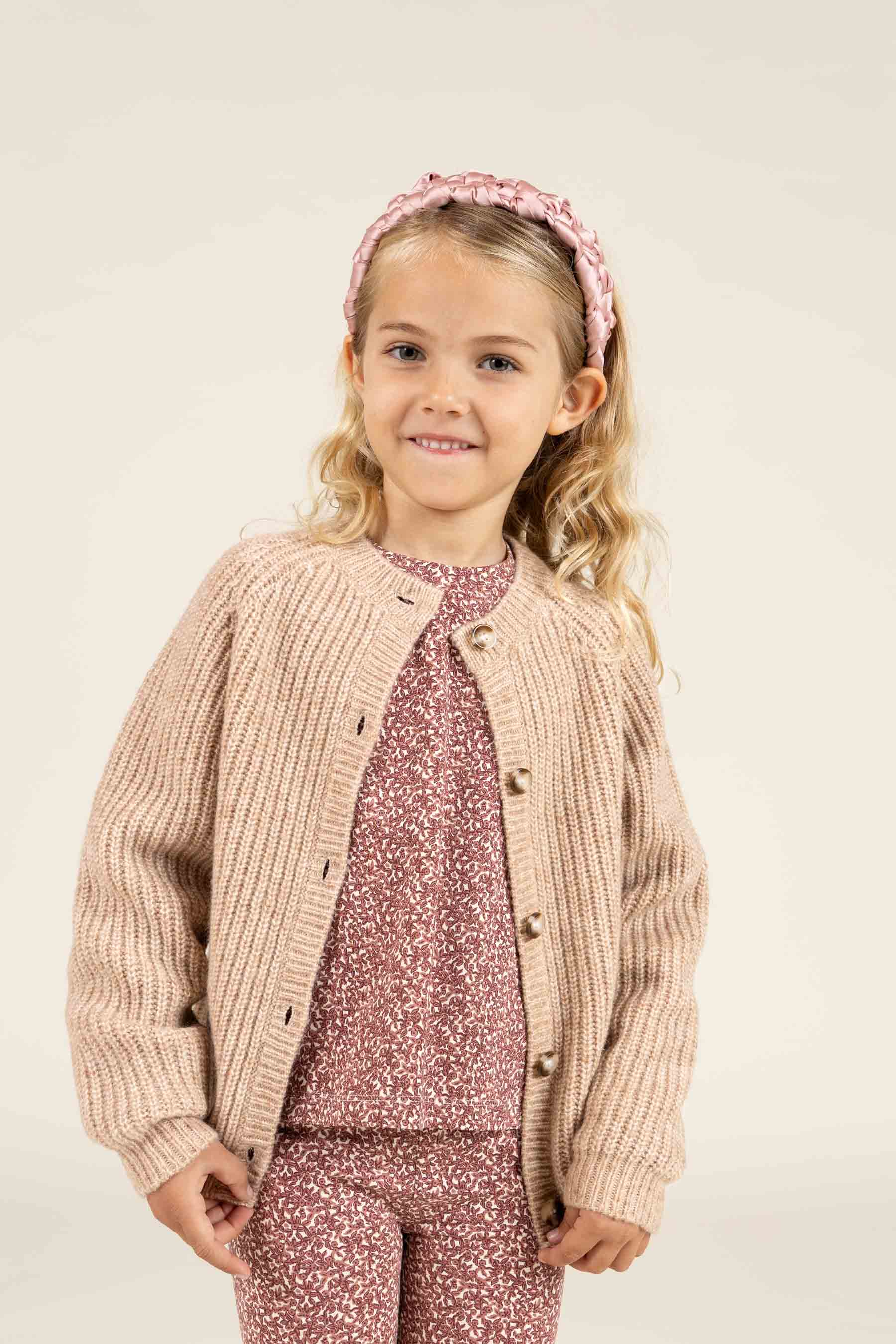 Bedruckte Jersey-Bluse - Kids - Vintage Red | 100770 Ada