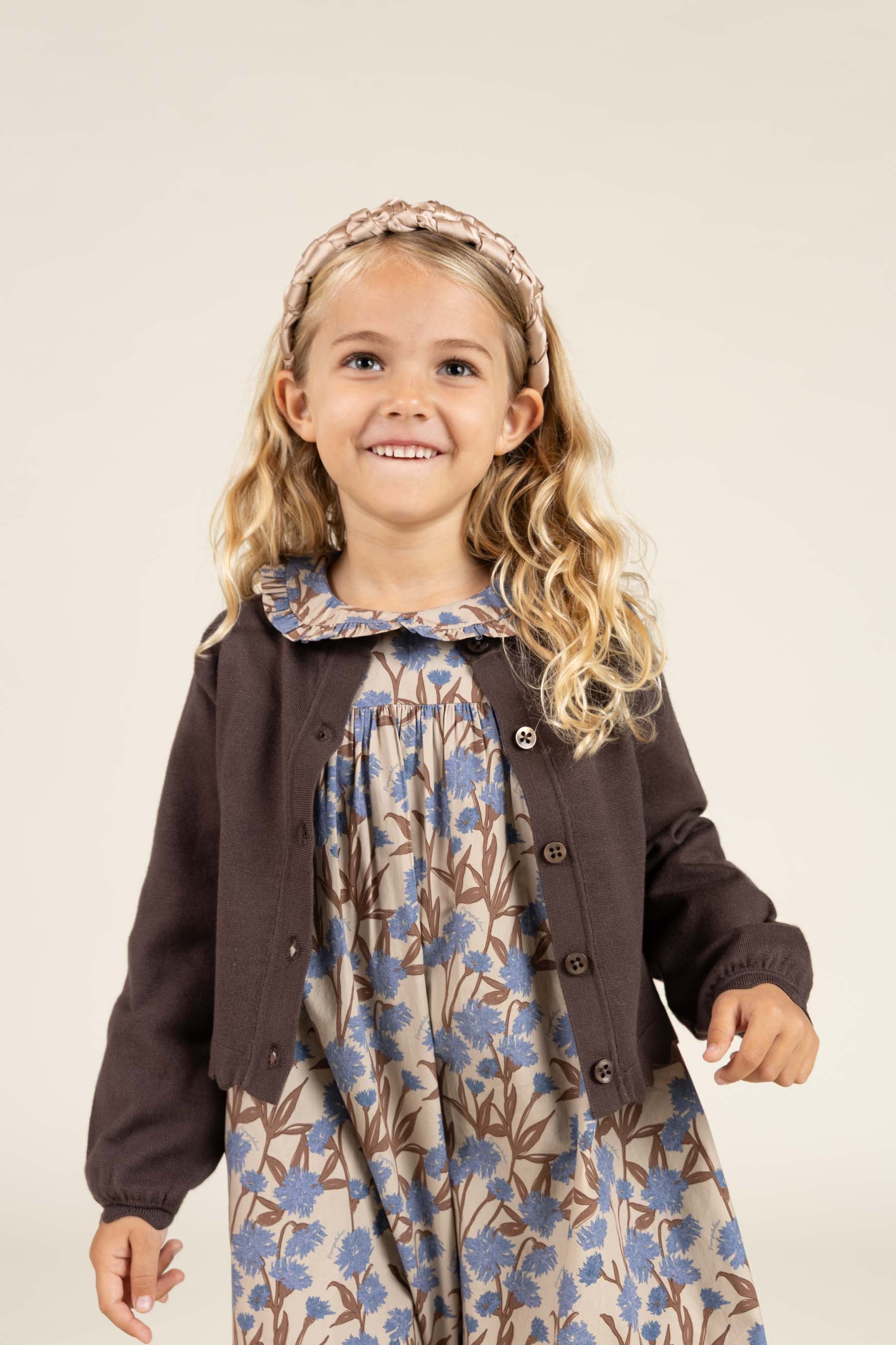 Strickjacke - Kids - Chocolate | 100826 Nicole