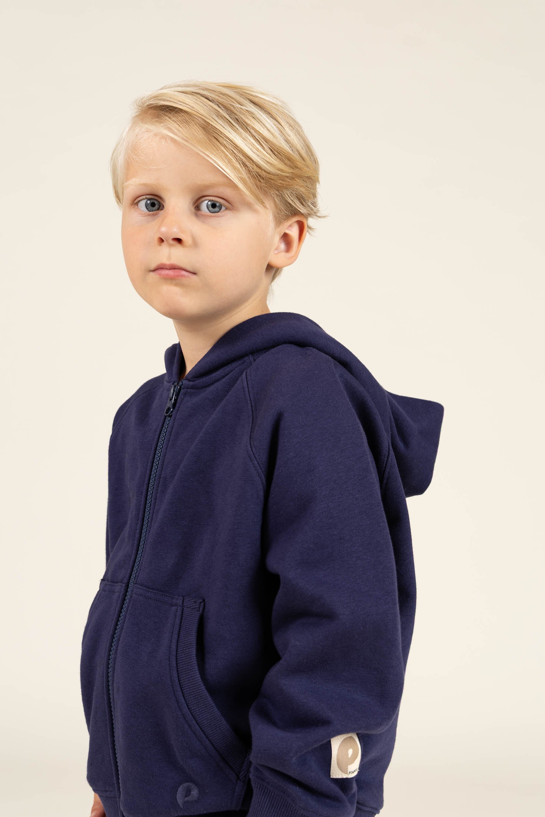 Klassischer Zip-Hoodie - Kids - Navy | 100217 Felix