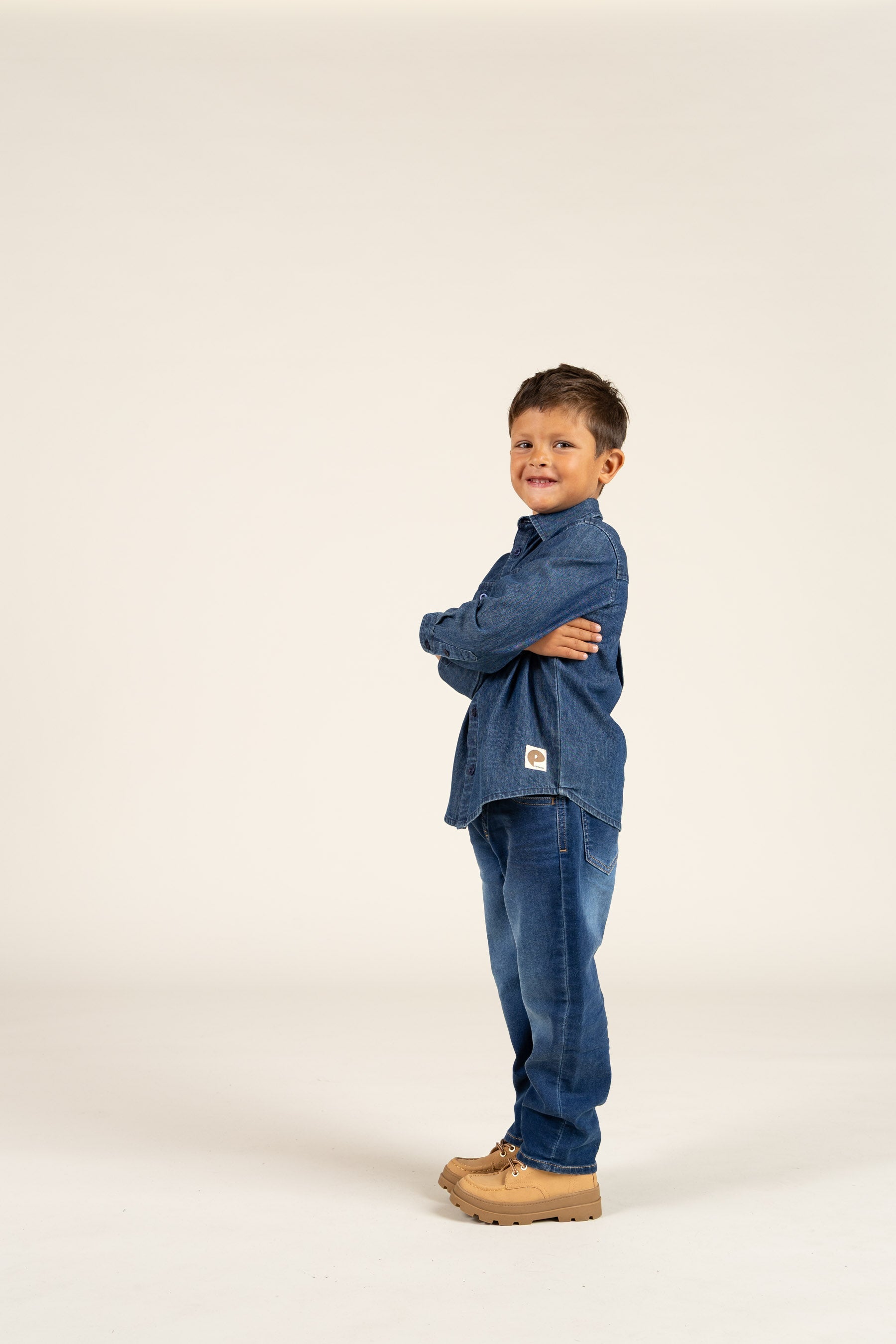 Jeanshemd - Kids - Dark Blue Denim | 100176 Delhi