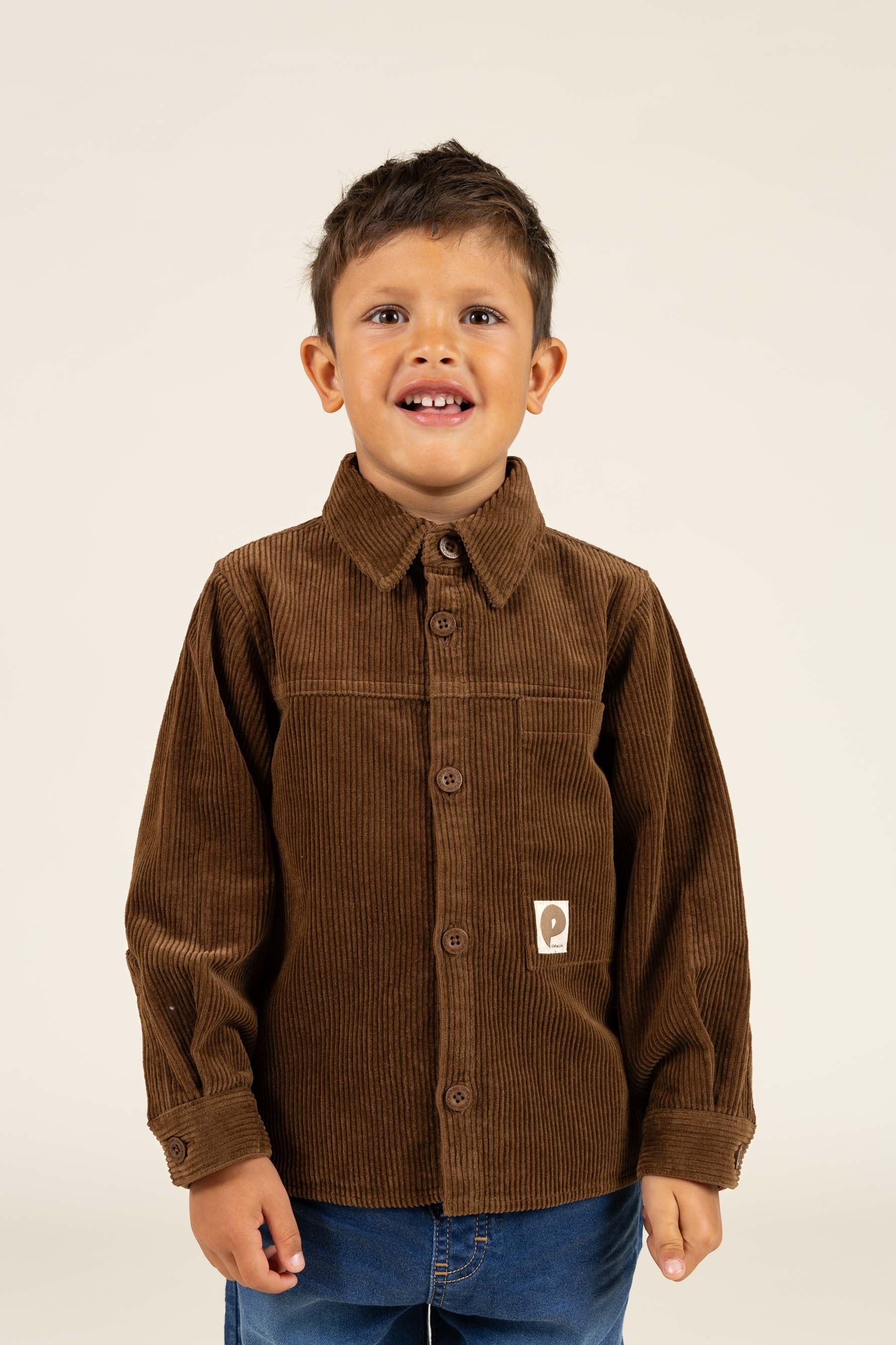 Cord-Über Hemd - Kids - Coffee | 100598 Jace