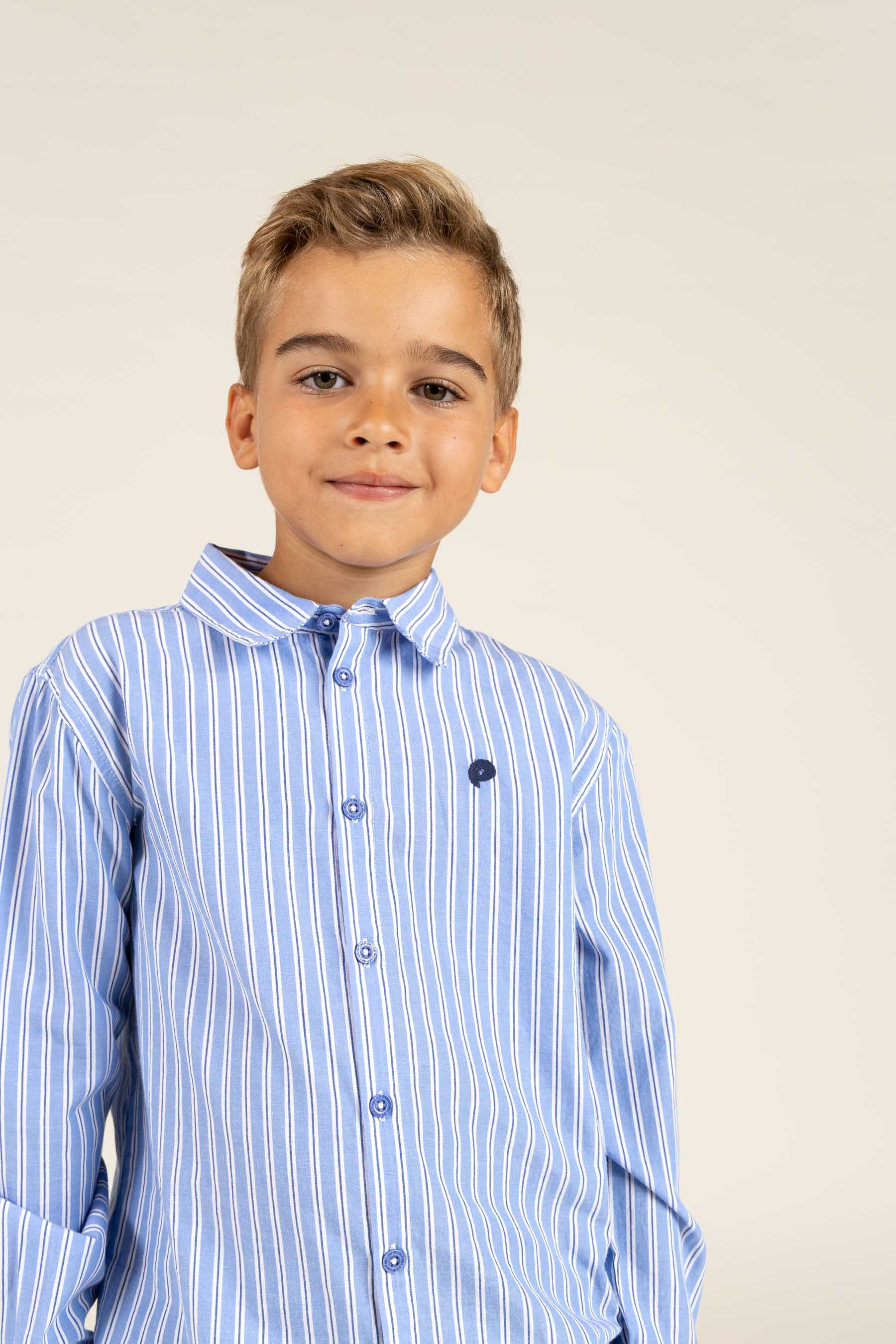Gestreiftes Hemd - Tween - Blue Stripe | 100489 Kai