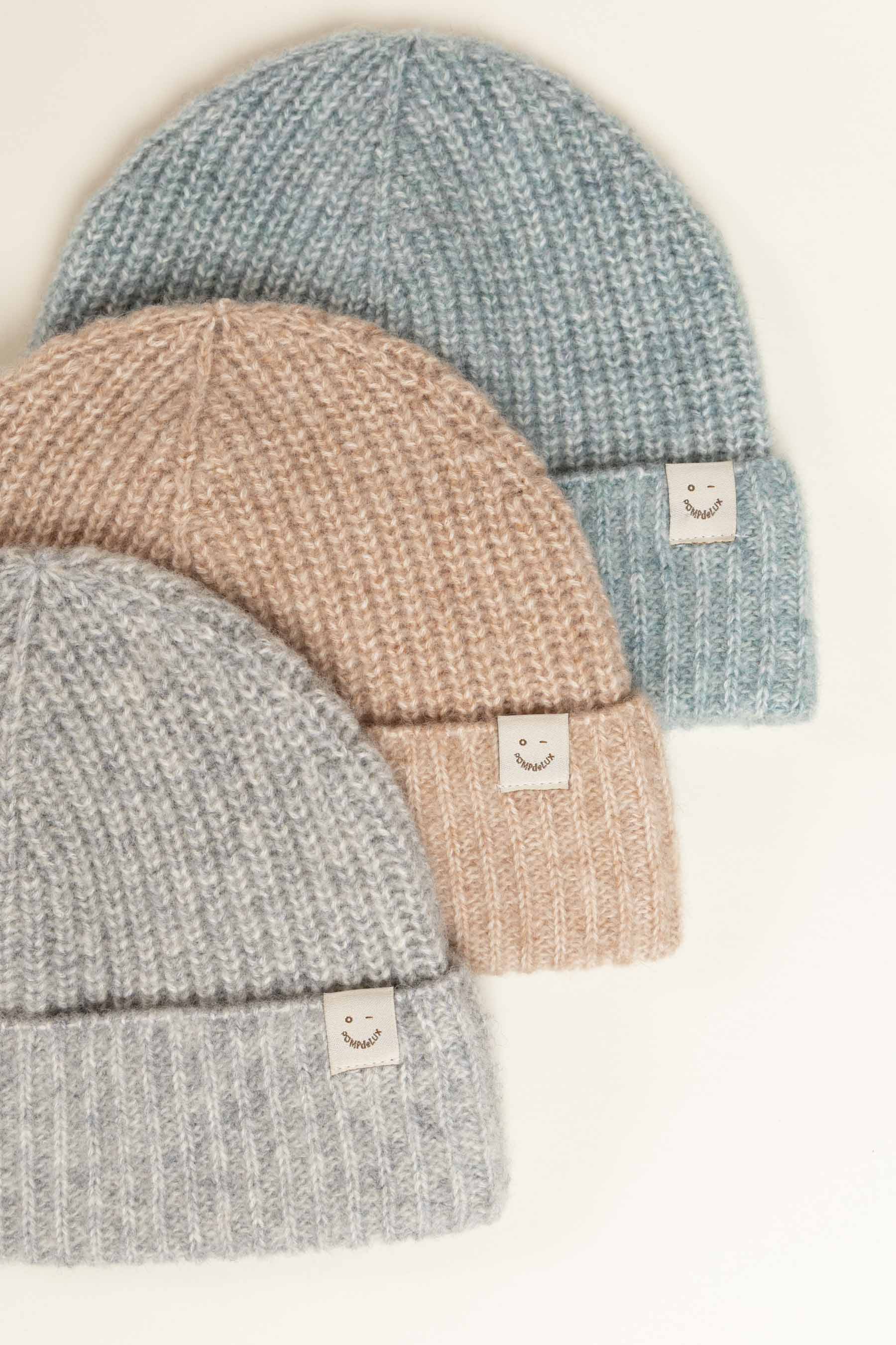 Woll Mix- Mütze - All - Grey Melange | 100749 Cork