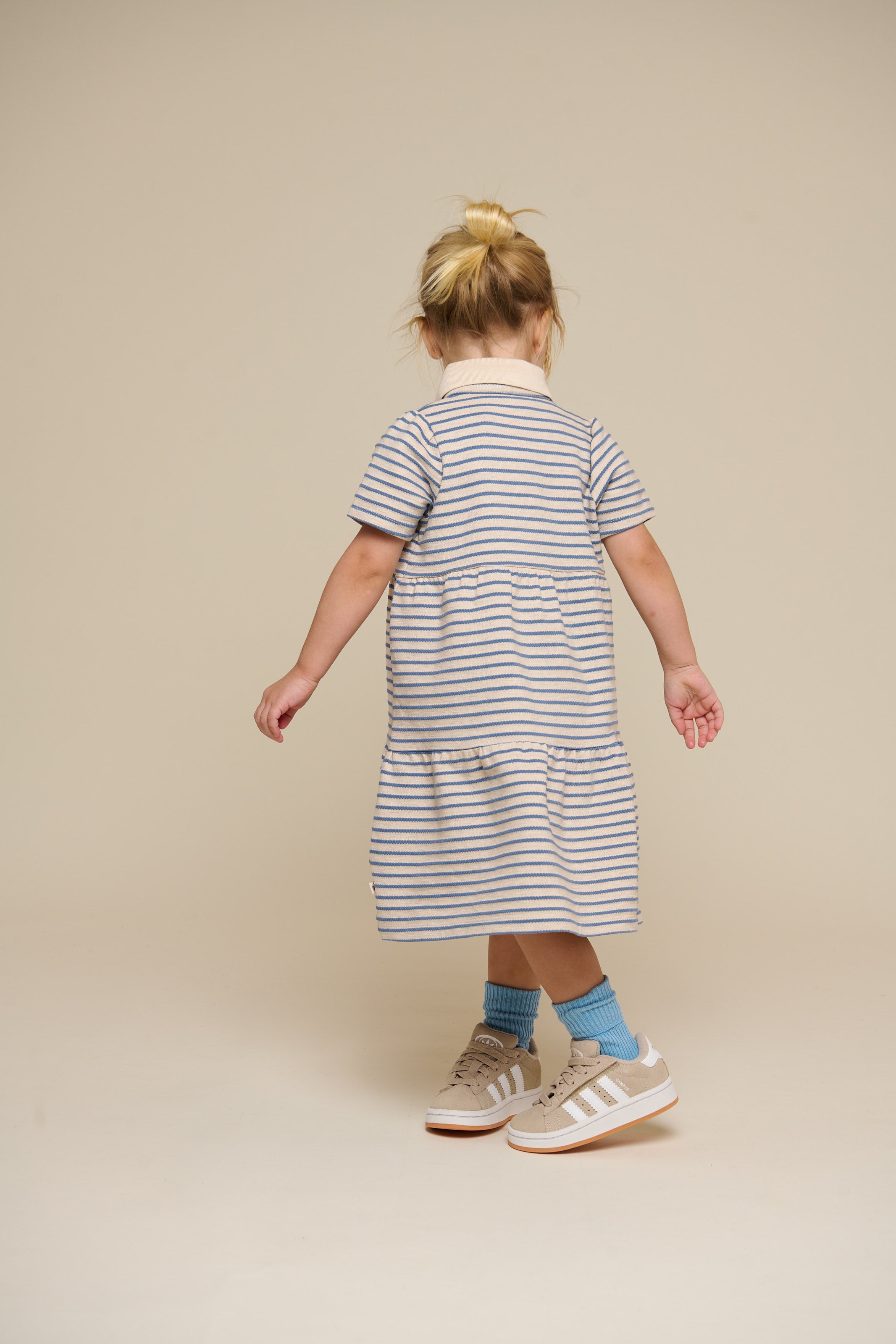 Gestreiftes Jersey-Kleid - Kids - Blue | 101012 Emmie