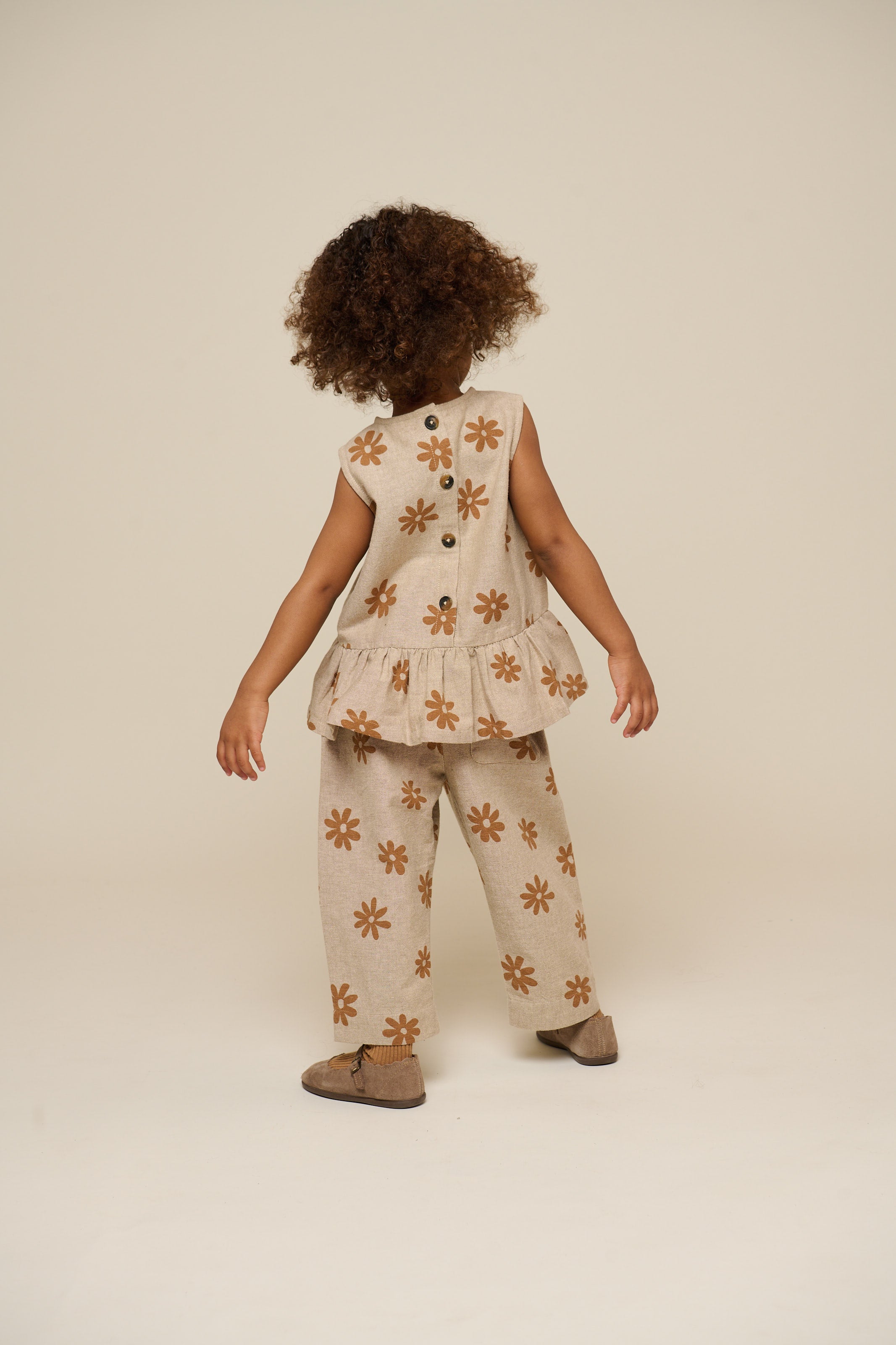 Bedrucktes Baumwolltop - Kids - Sand | 101205 Molly