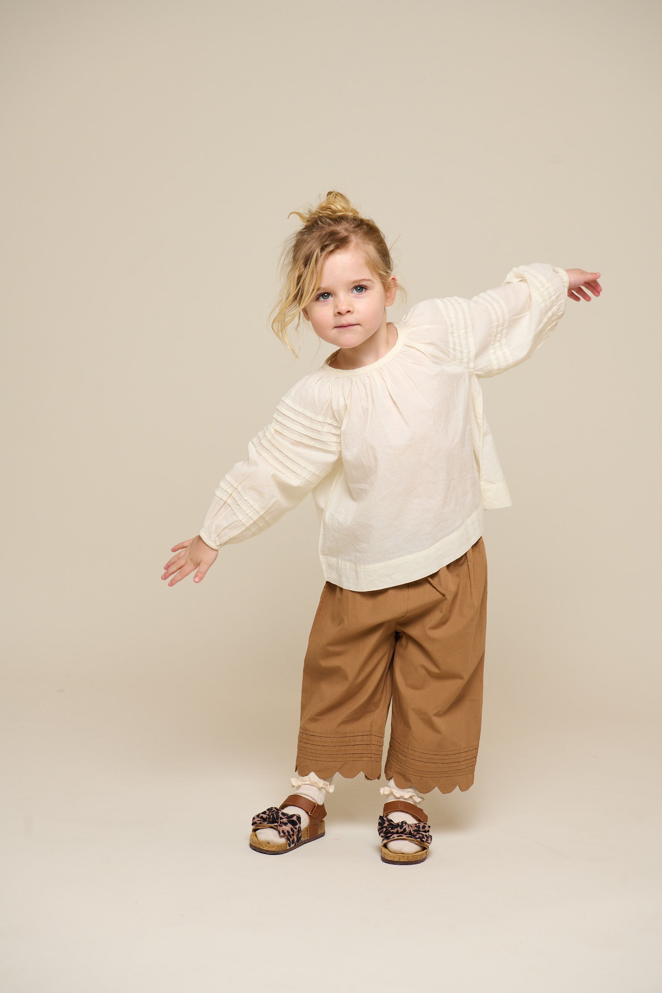 Langärmelige Bluse - Kids - Offwhite | 100988 Willa