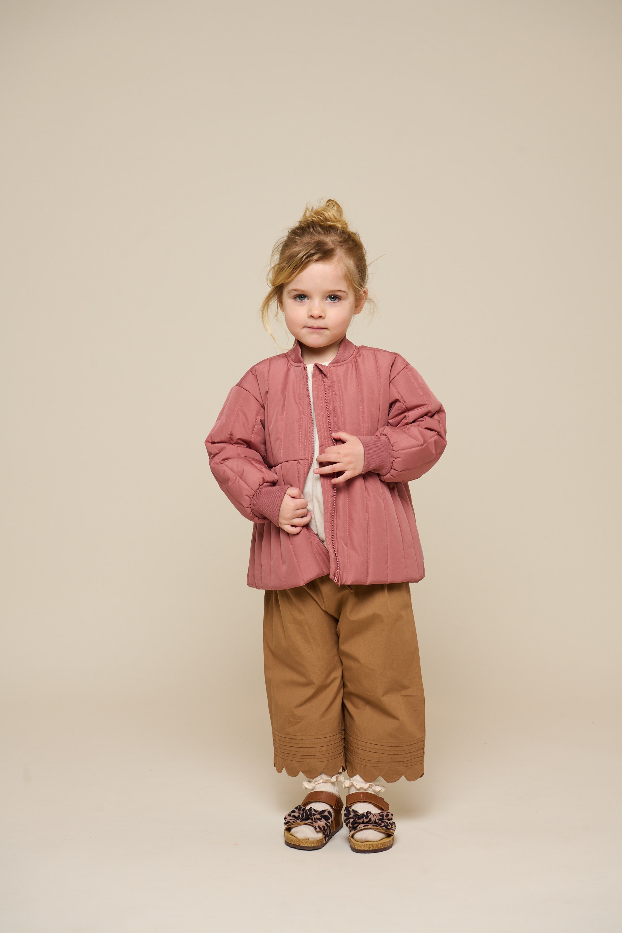 Popelinehose mit Muschelkante - Kids - Coconut | 101048 Joy