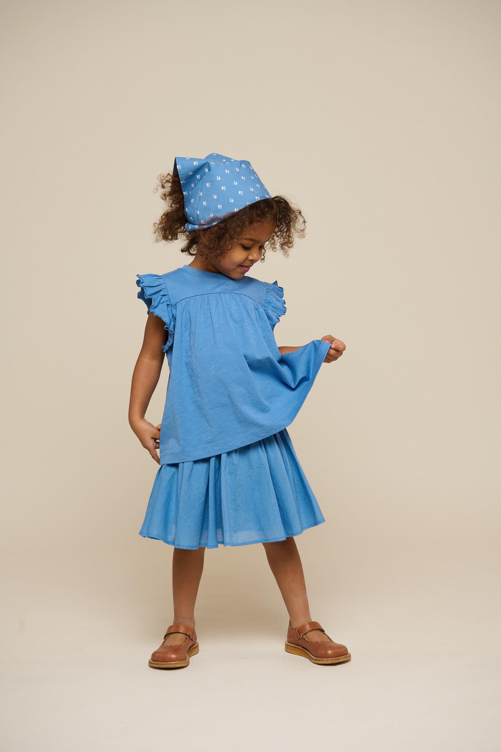Jerseybluse - Kids - Blue | 101330 Lucia