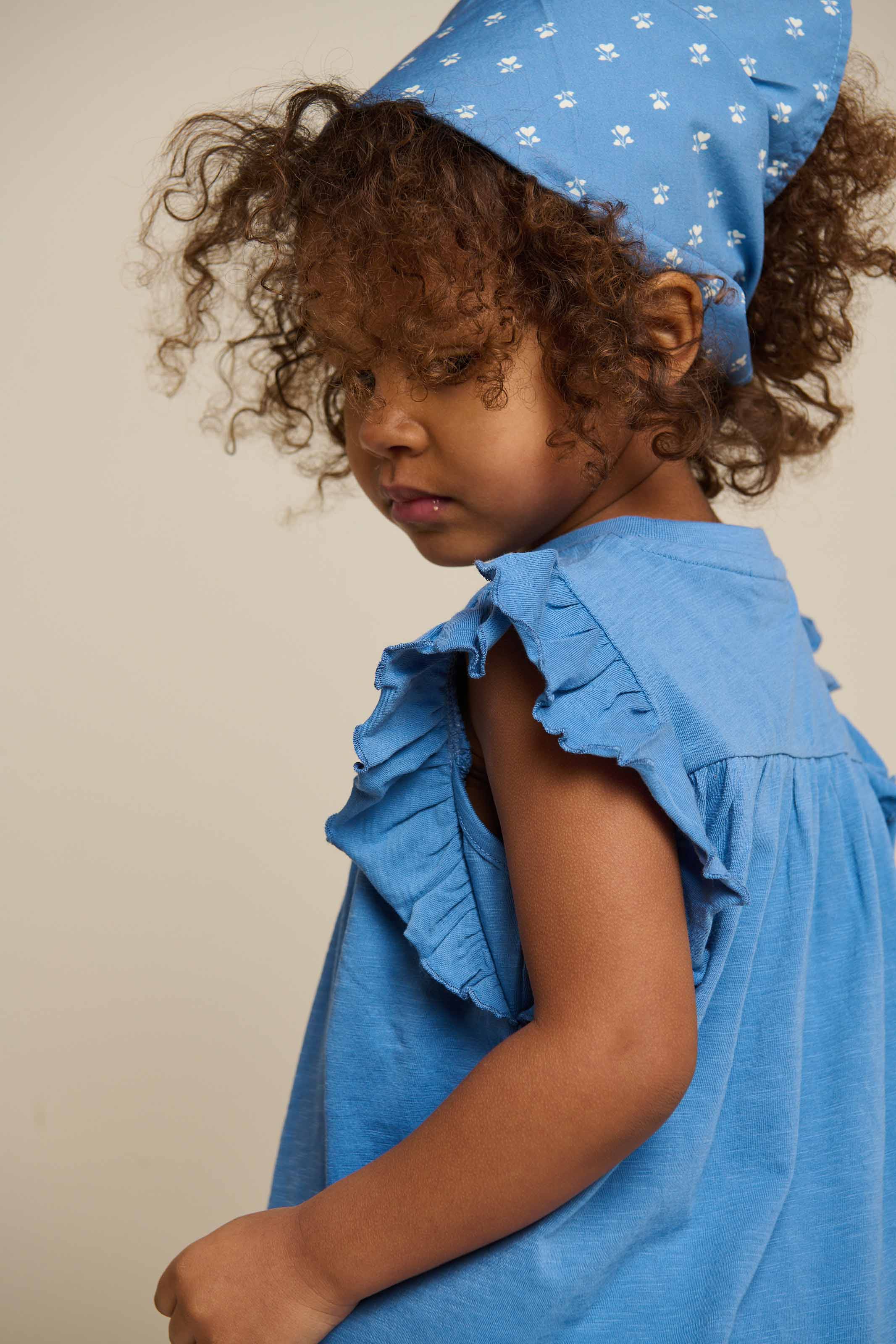 Jerseybluse - Kids - Blue | 101330 Lucia