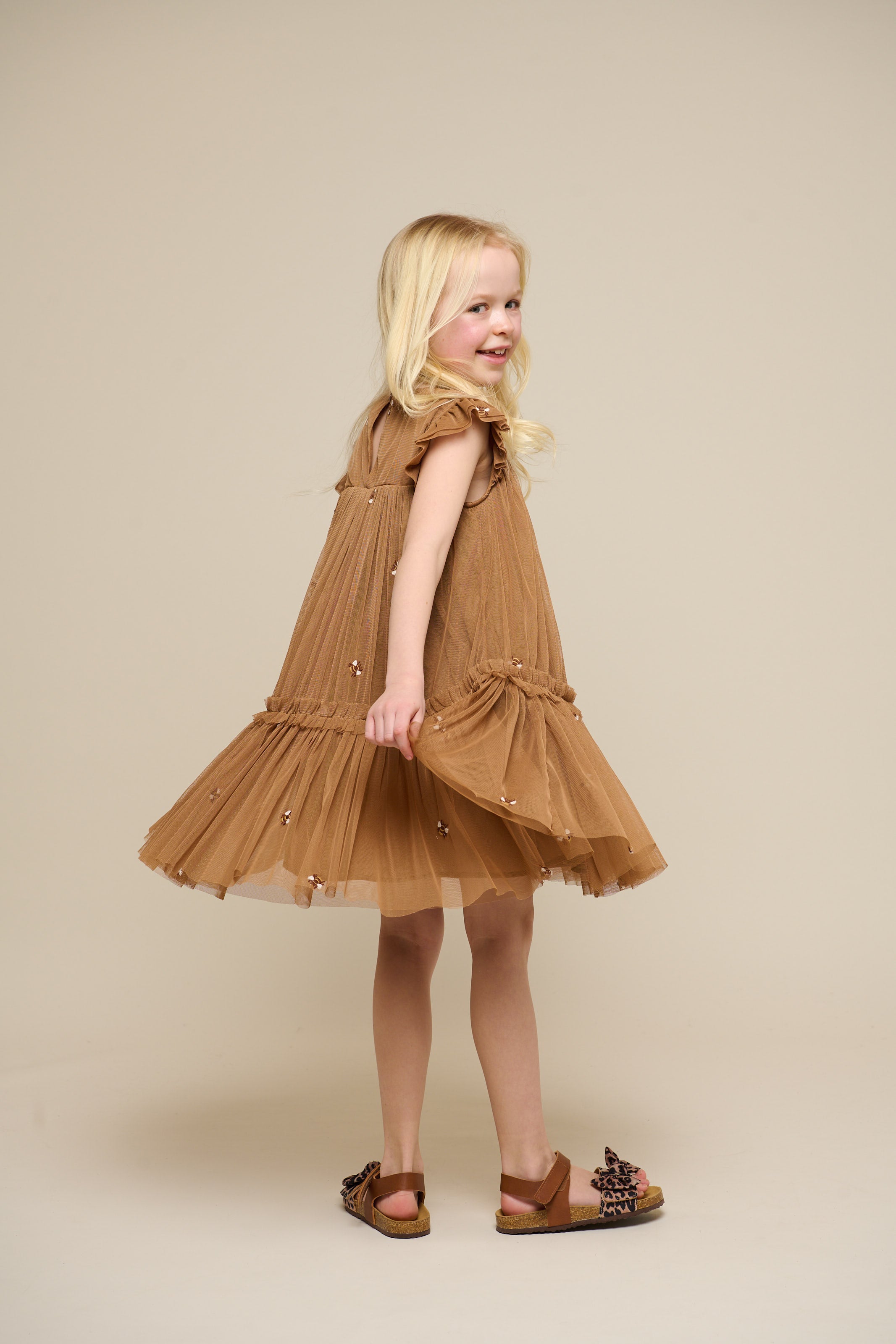 Honigbiene Tüllkleid - Tween - Coconut | 100965 Daisy