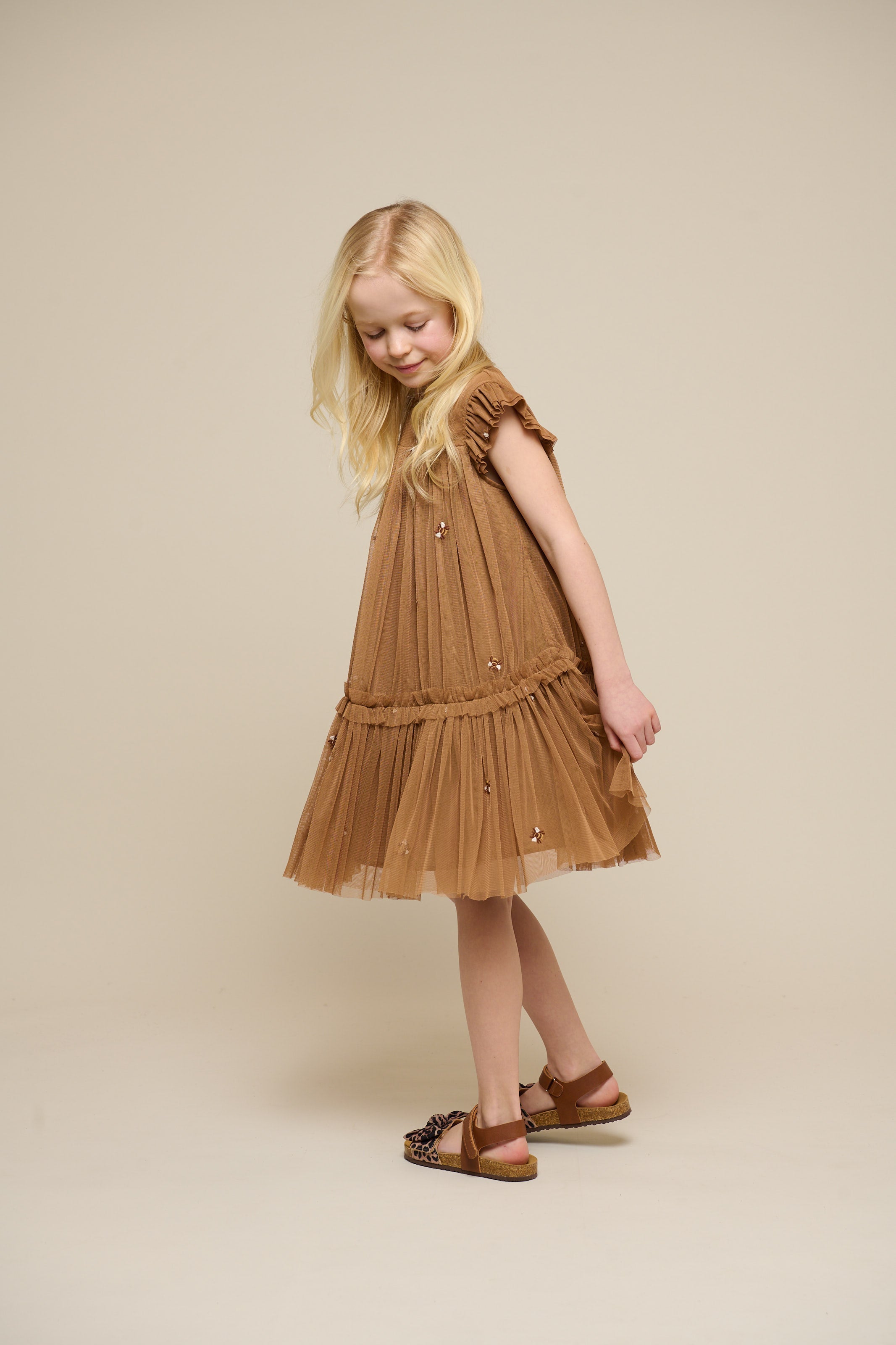 Honigbiene Tüllkleid - Tween - Coconut | 100965 Daisy