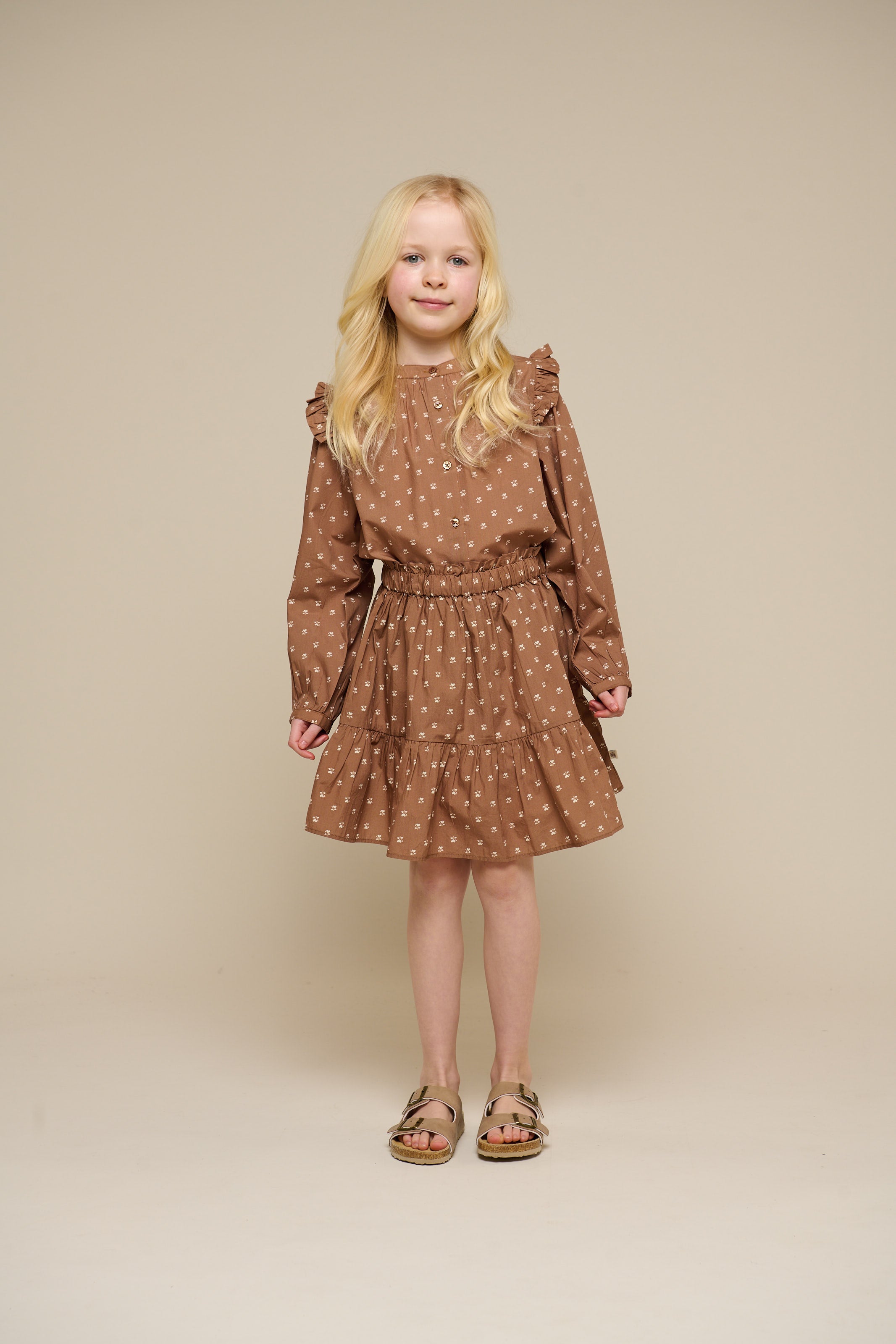 Bedruckte Popeline-Hemdbluse - Tween - Coconut | 101088 Camilla