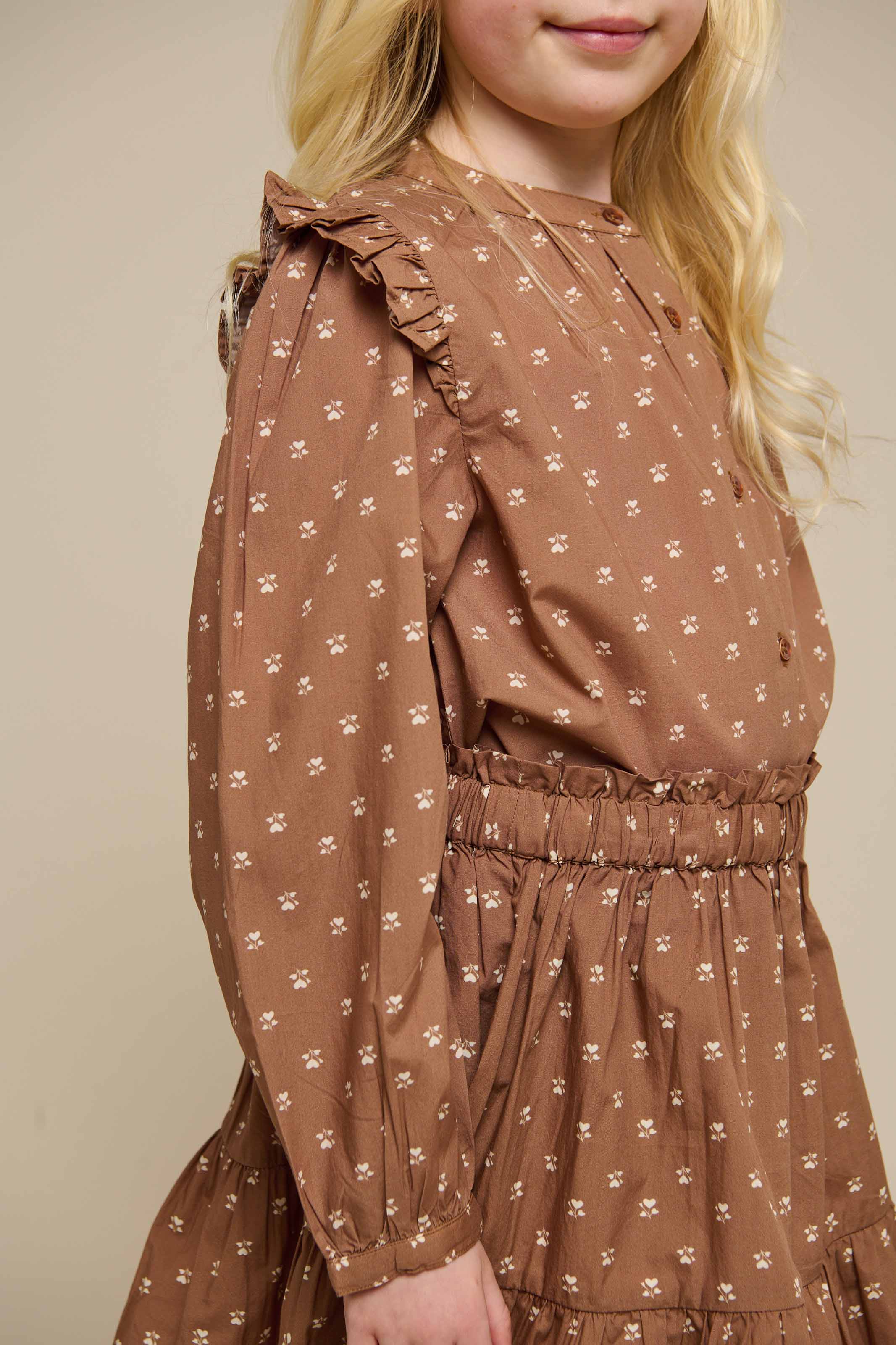Bedruckte Popeline-Hemdbluse - Tween - Coconut | 101088 Camilla