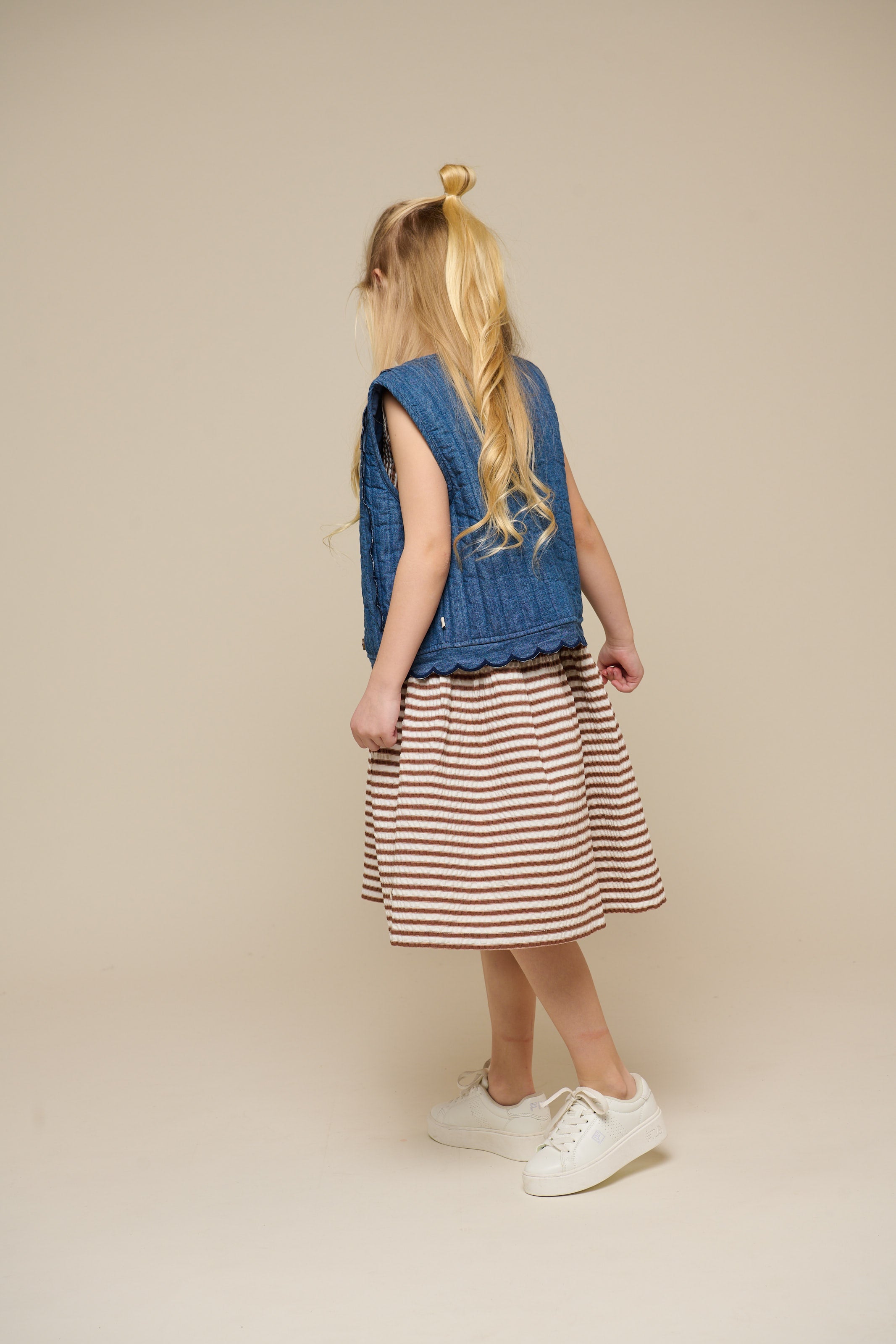 Gesteppte Denimweste - Tween - Blue Denim | 101083 Isabella