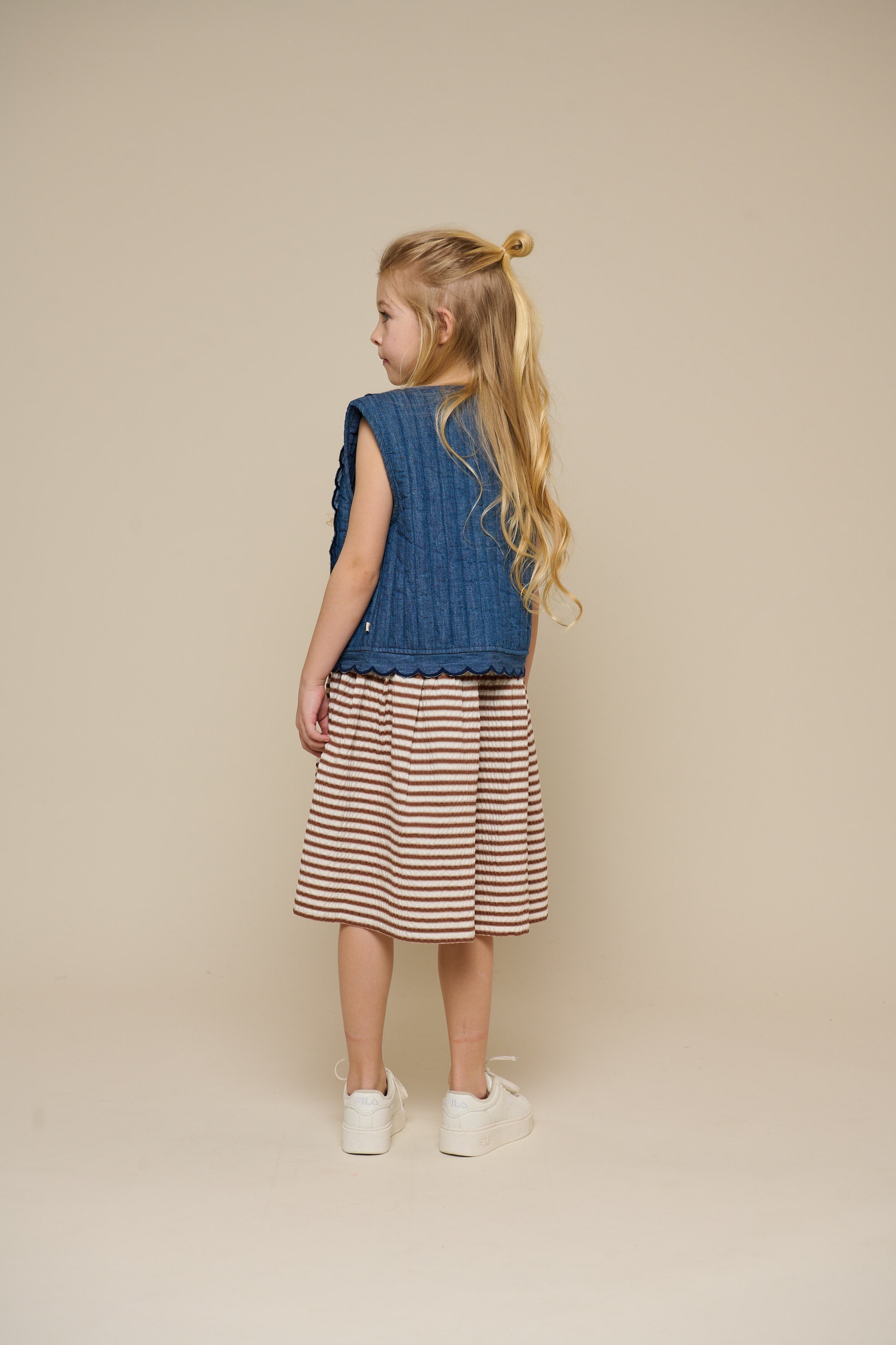 Gesteppte Denimweste - Tween - Blue Denim | 101083 Isabella