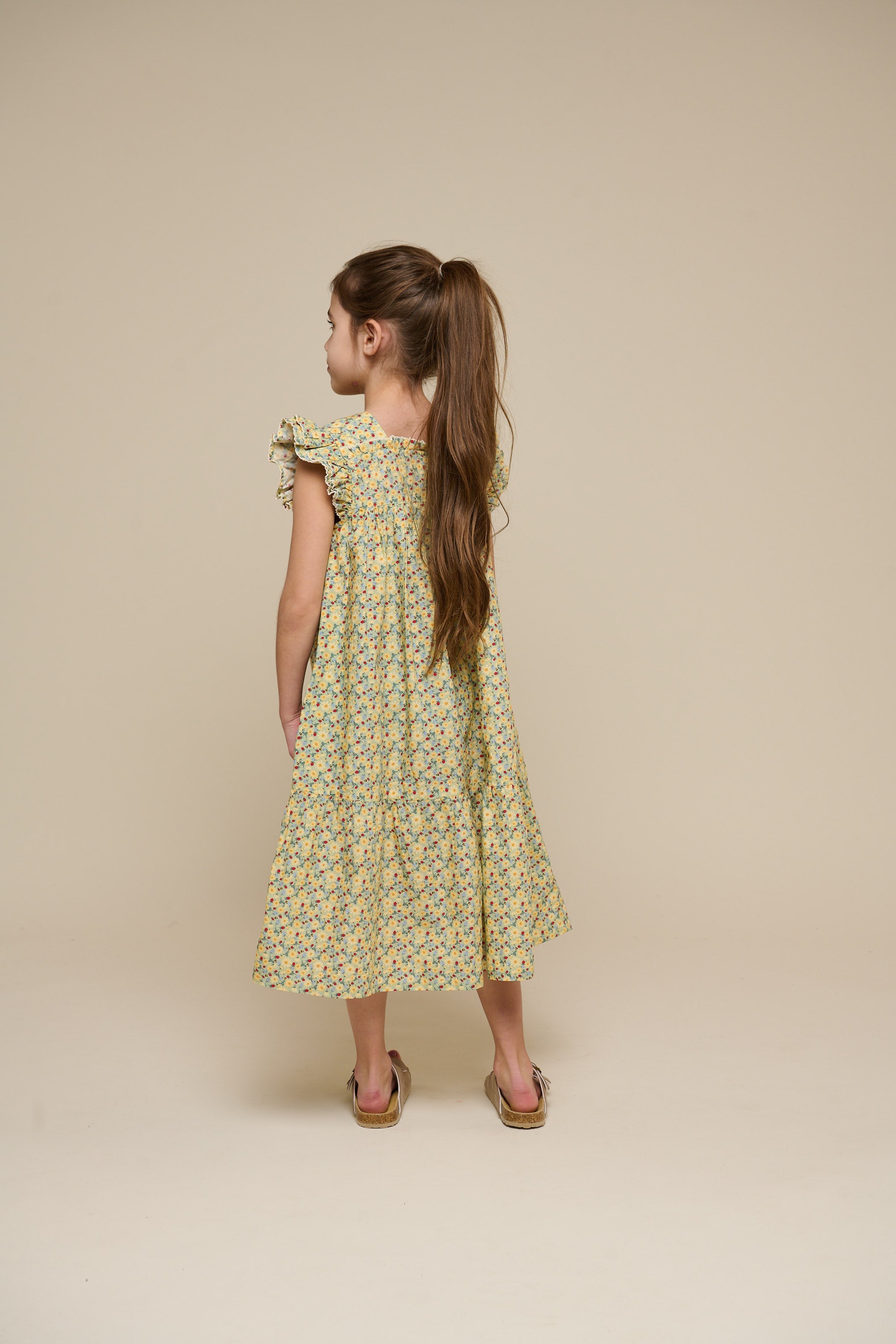 Geblümtes Popeline-Kleid - Tween - Green | 100963 Poppy