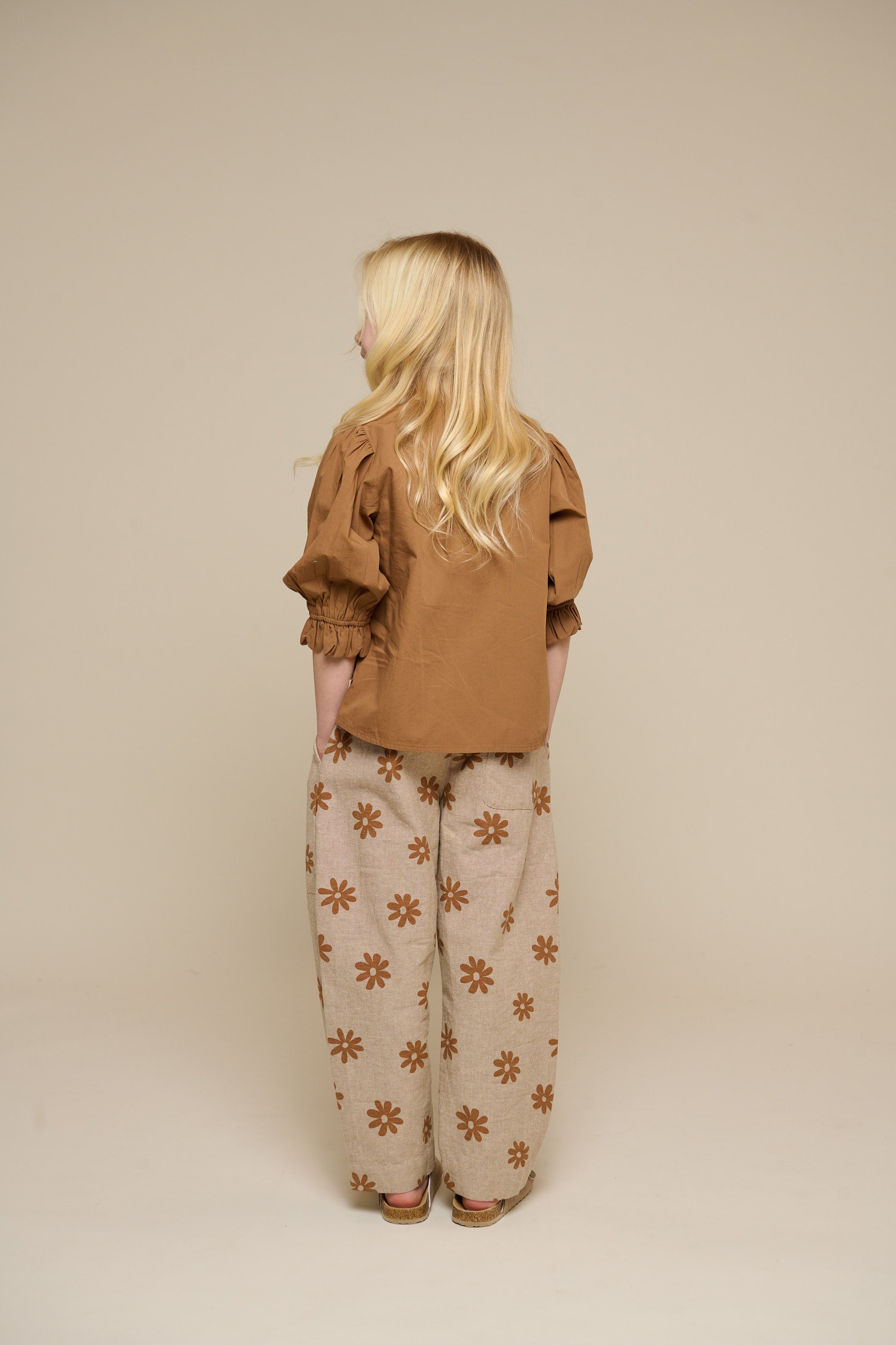 Bedruckte Baumwollhose - Tween - Sand | 101208 Molly