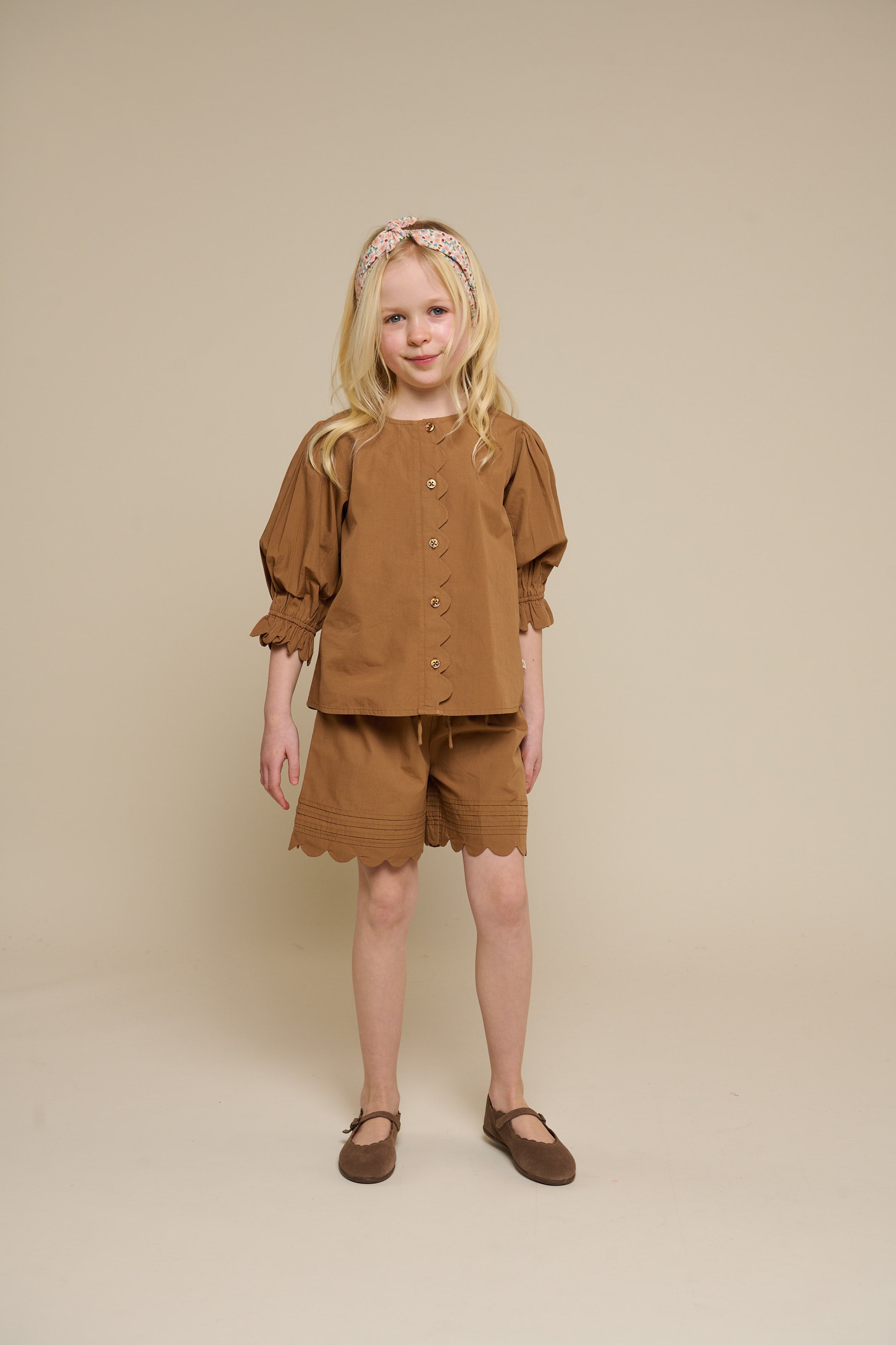 Popelineshorts mit Muschelkante - Tween - Coconut | 101075 Joy