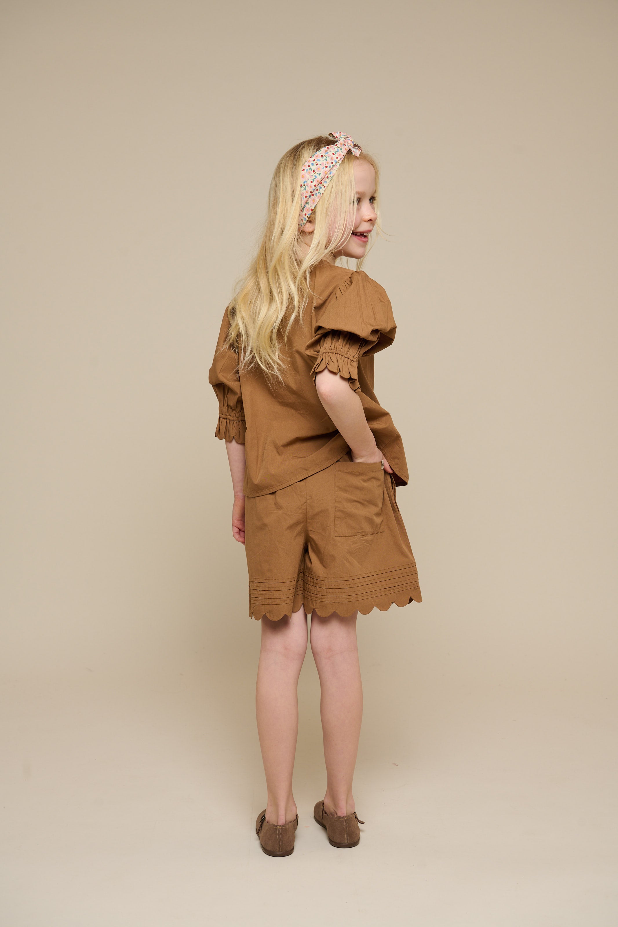 Popelineshorts mit Muschelkante - Tween - Coconut | 101075 Joy