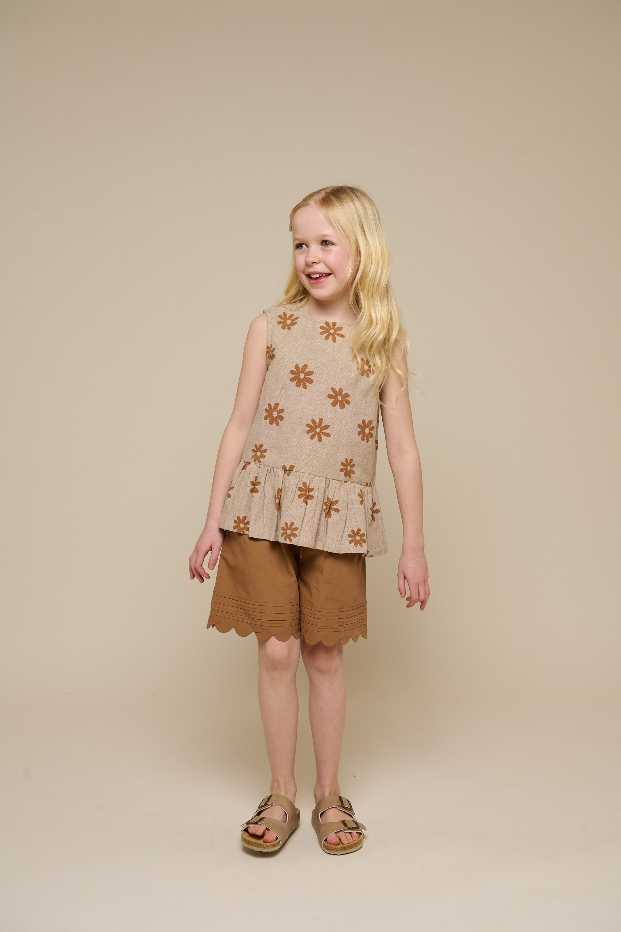 Bedrucktes Baumwolltop - Tween - Sand | 101206 Molly