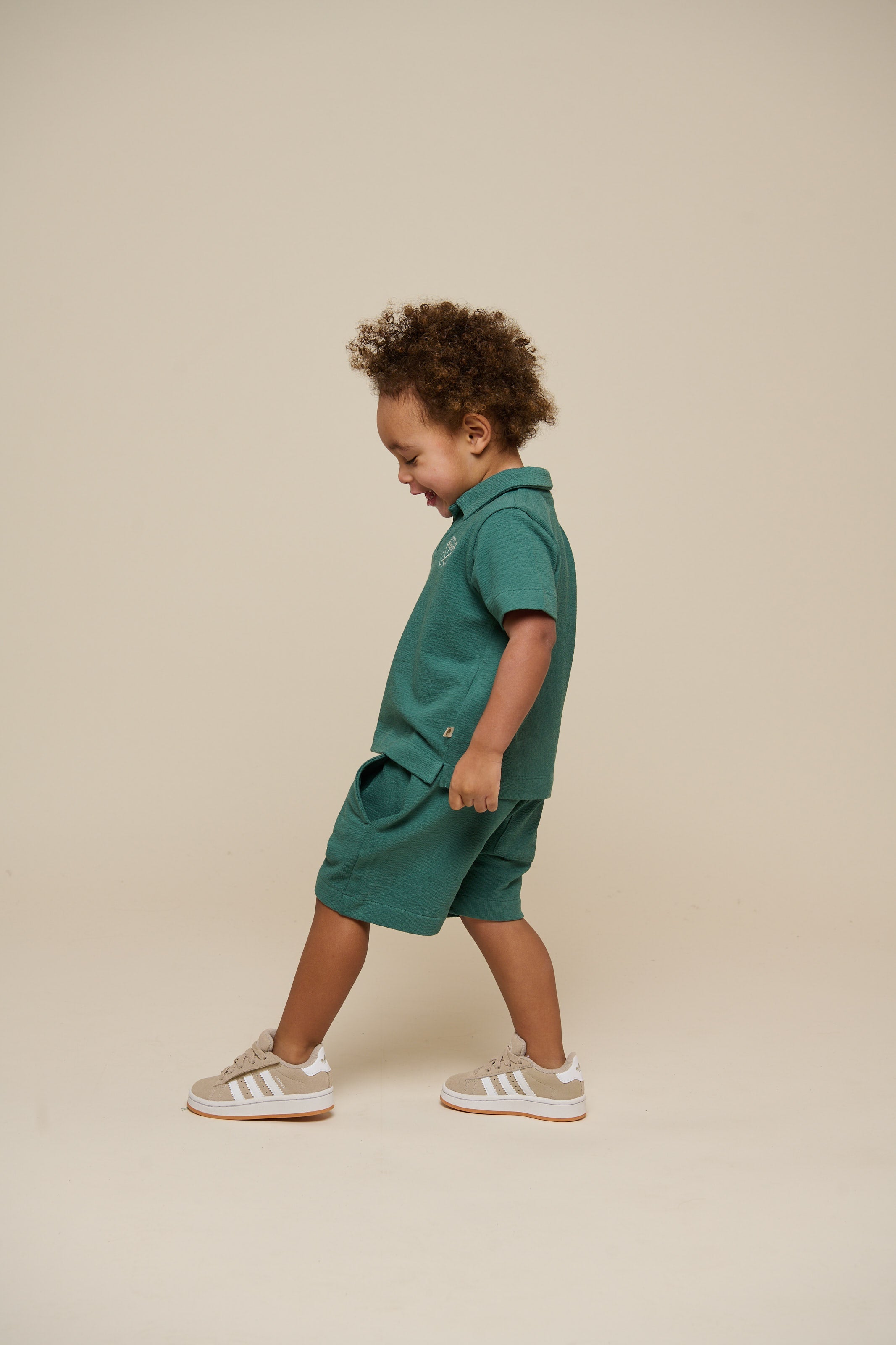 Strukturierte Jersey-Shorts - Kids - Tropical Green | 101219 Sonny