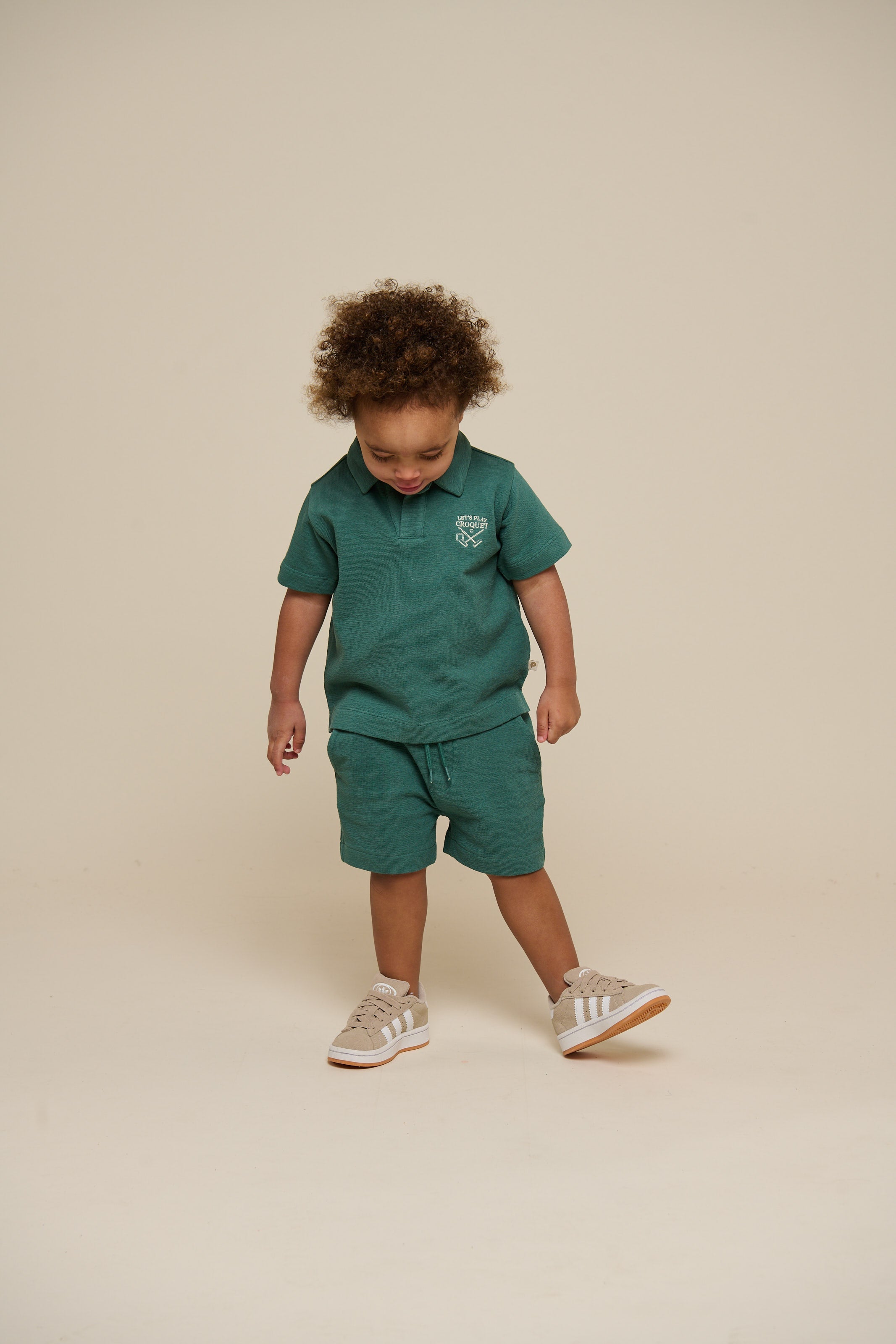 Strukturiertes Jersey-Poloshirt - Kids - Tropical Green | 101215 Sonny