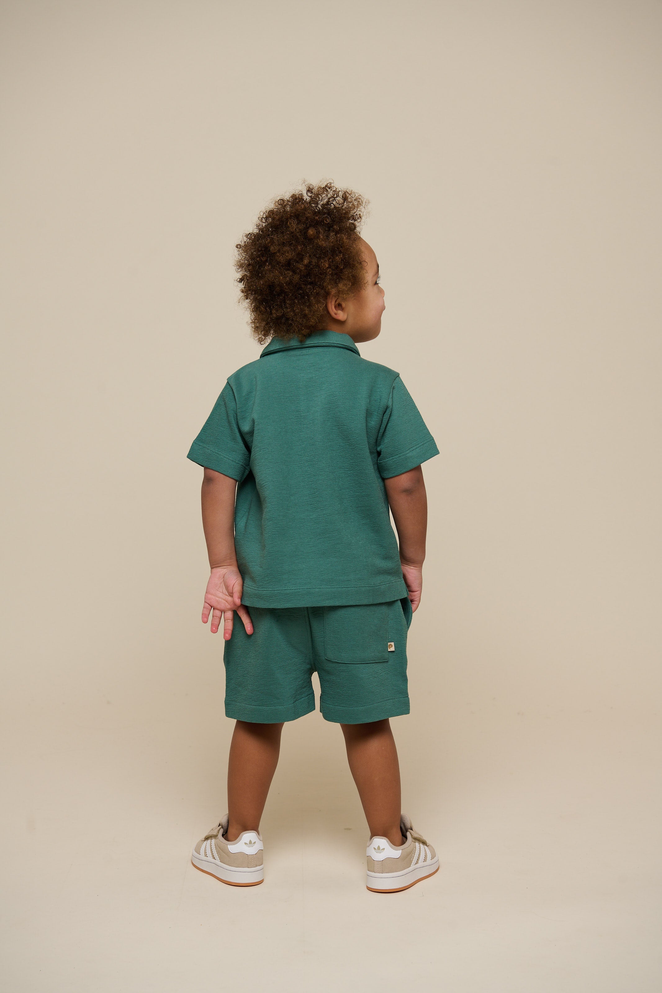 Strukturierte Jersey-Shorts - Kids - Tropical Green | 101219 Sonny