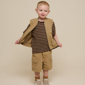 Gestreiftes T-Shirt - Kids - Dark Brown | 101177 Otto