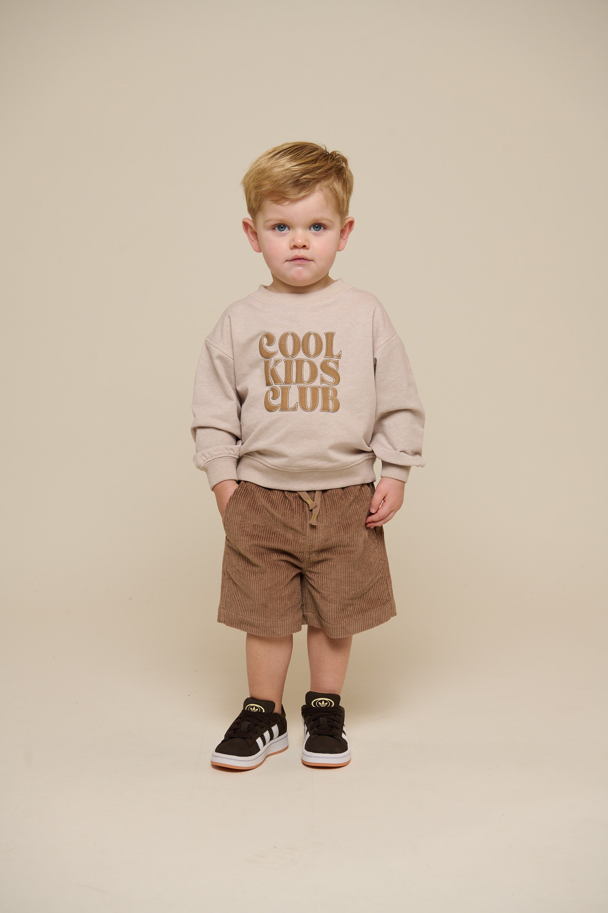 Crewneck-Sweatshirt - Kids - Nature melange | 101163 Nathan