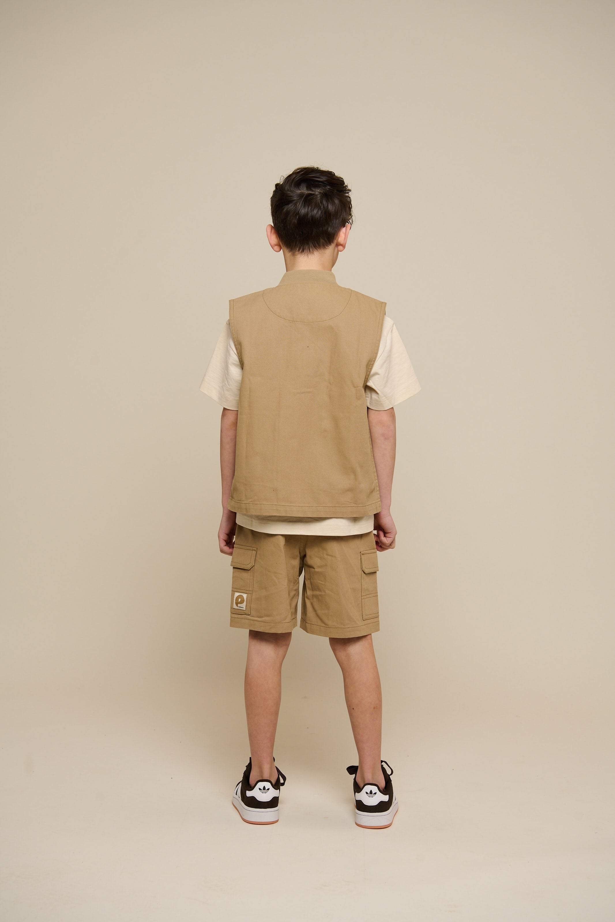 Canvas Cargo Weste - Tween - Khaki | 101129 Isack