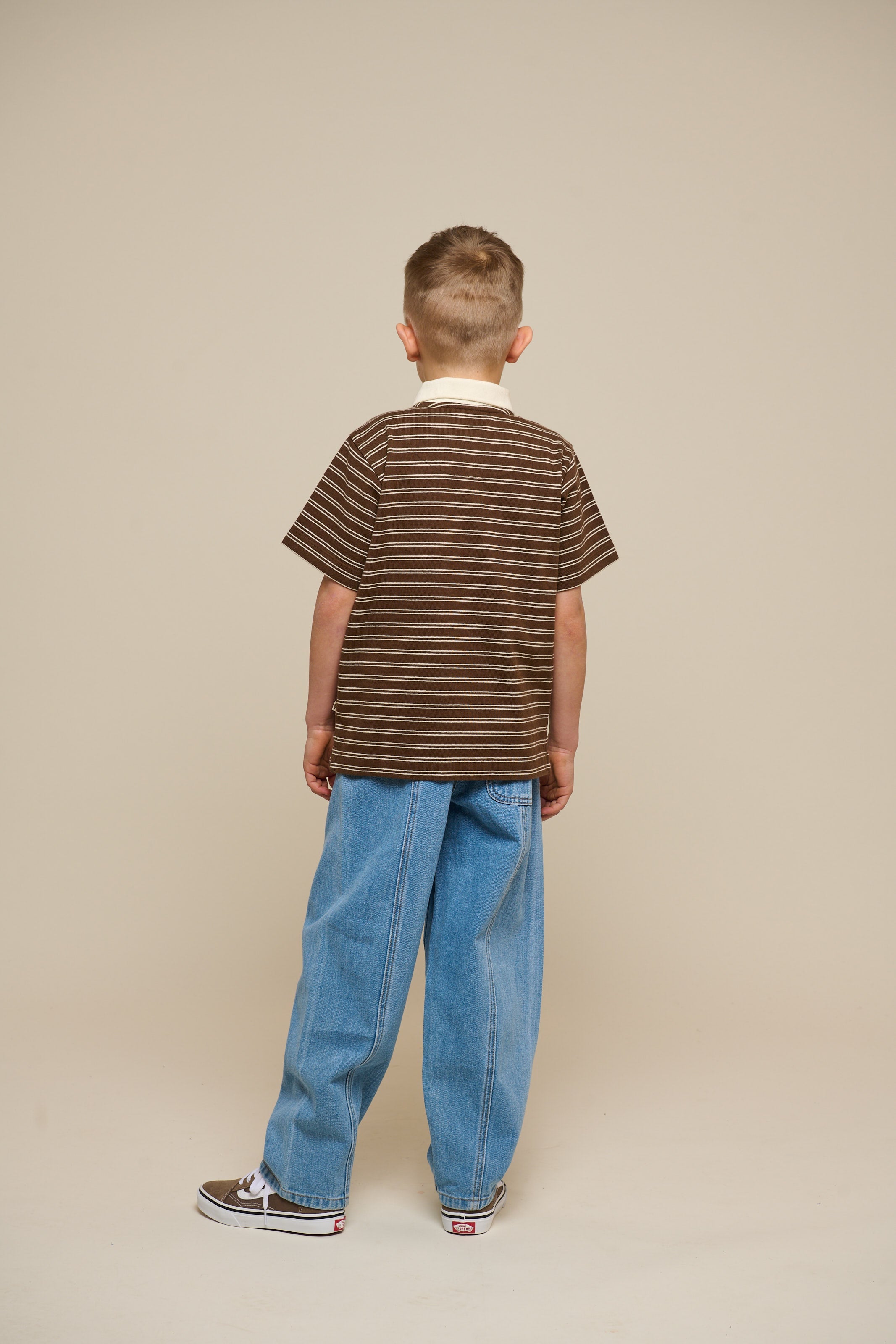 Gestreiftes Jersey-Poloshirt - Tween - Dark Brown | 101174 Otto