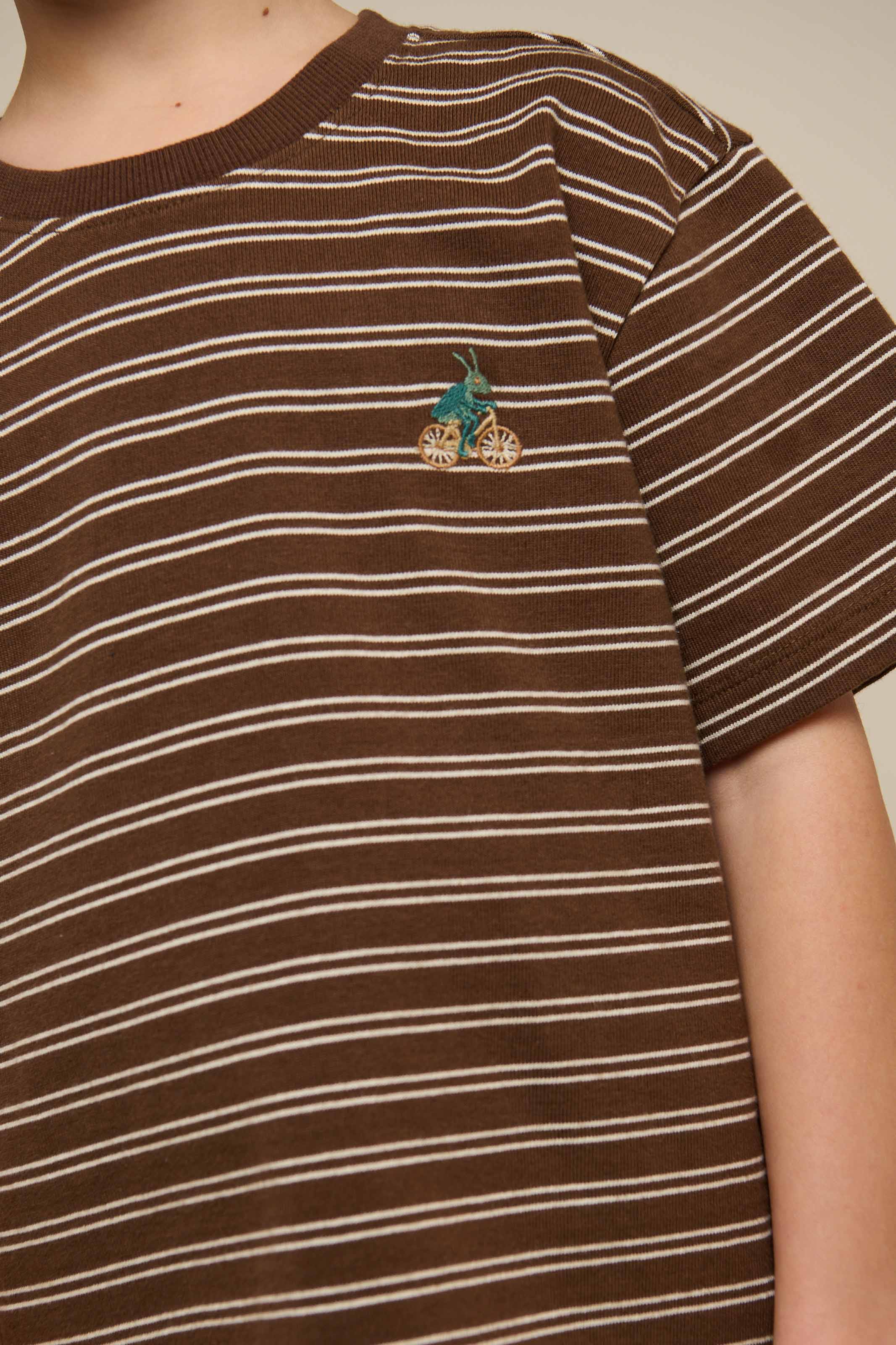 Gestreiftes T-Shirt - Tween - Dark Brown | 101178 Otto