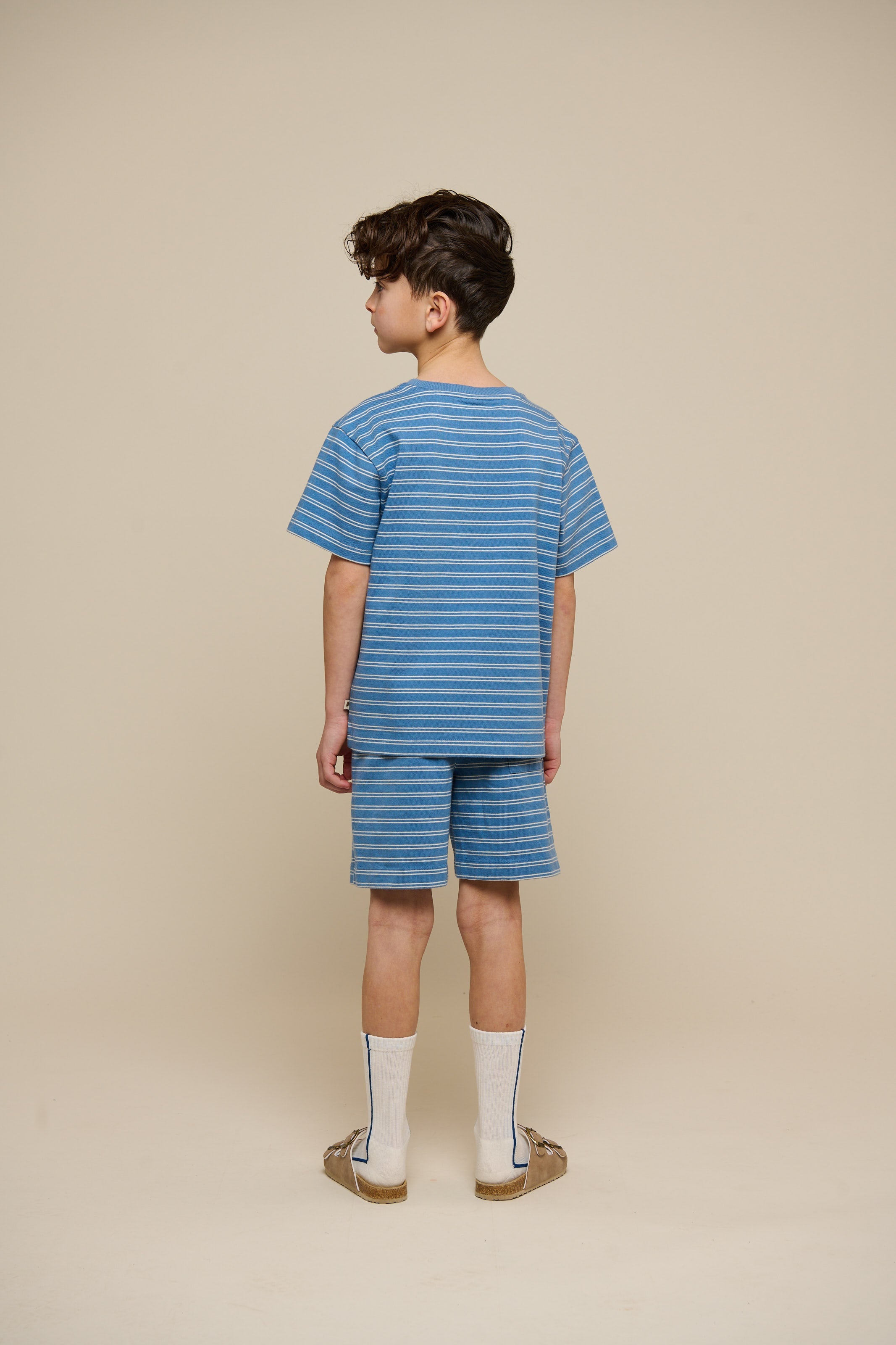 Gestreifte Jersey Shorts - Tween - Dusty Blue | 101184 Otto
