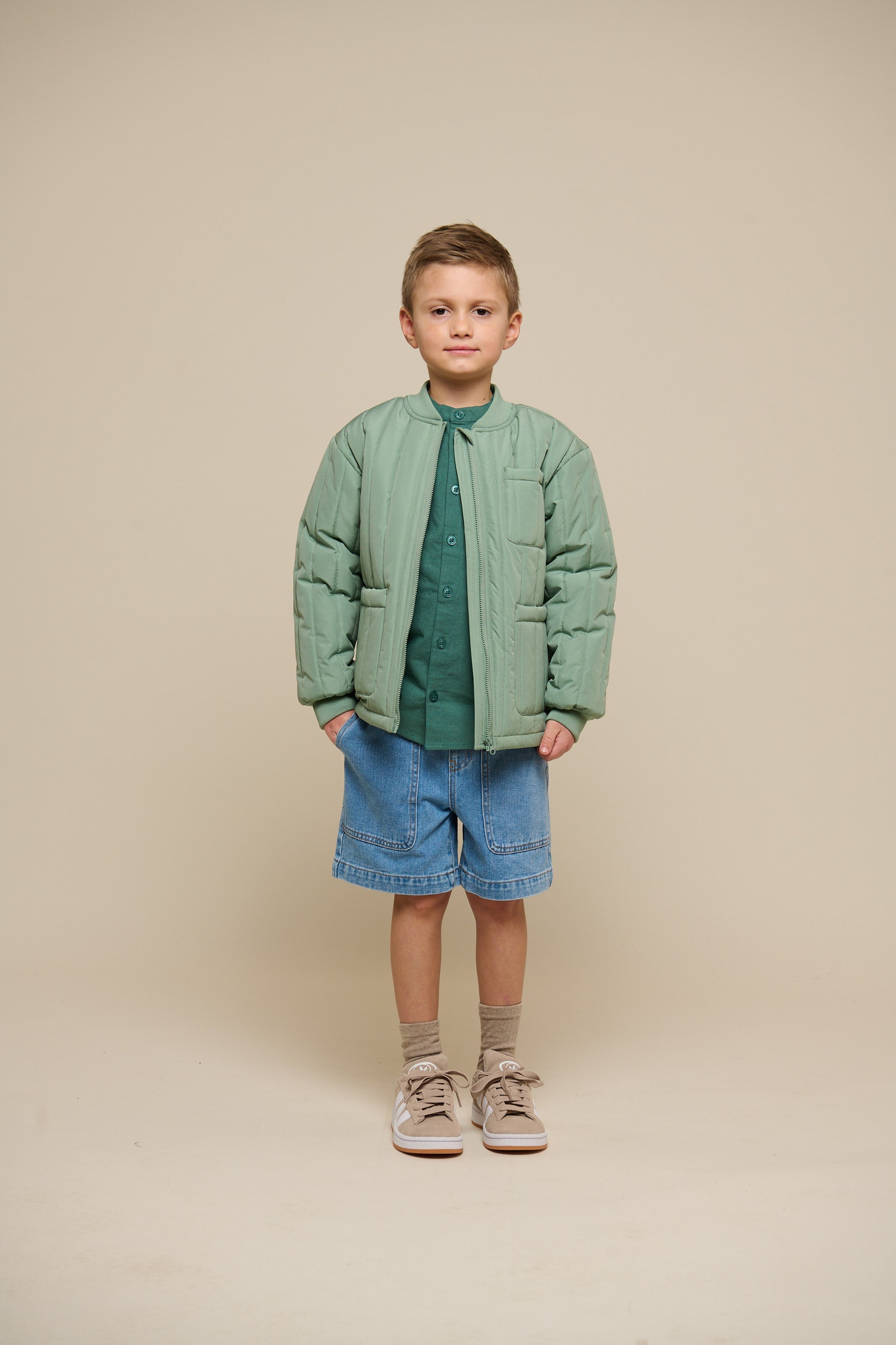 Pull-on Denim Shorts - Tween - Light Blue Denim | 101027 Gavin