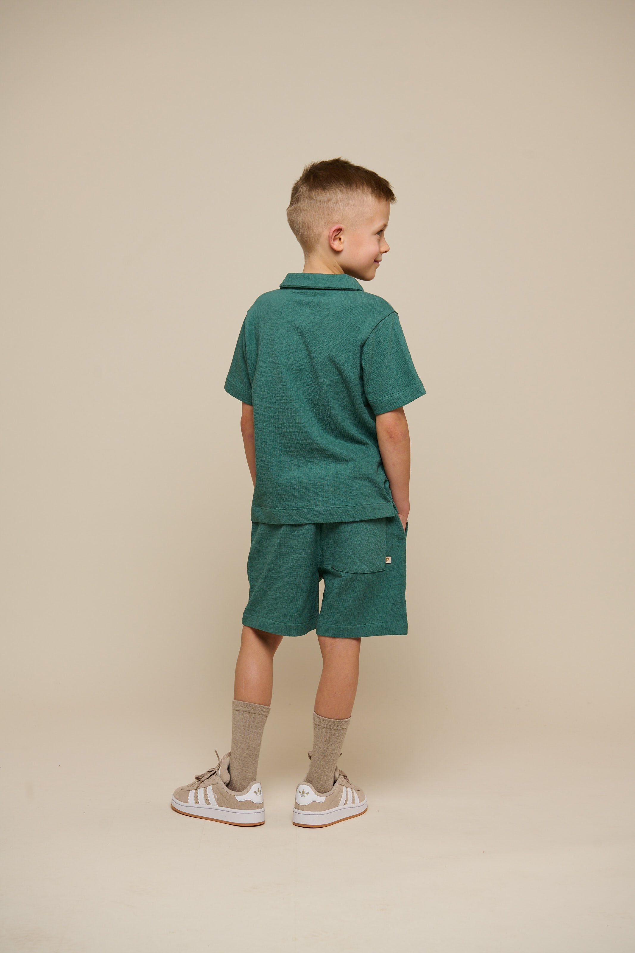 Strukturierte Jersey-Shorts - Tween - Tropical Green | 101220 Sonny