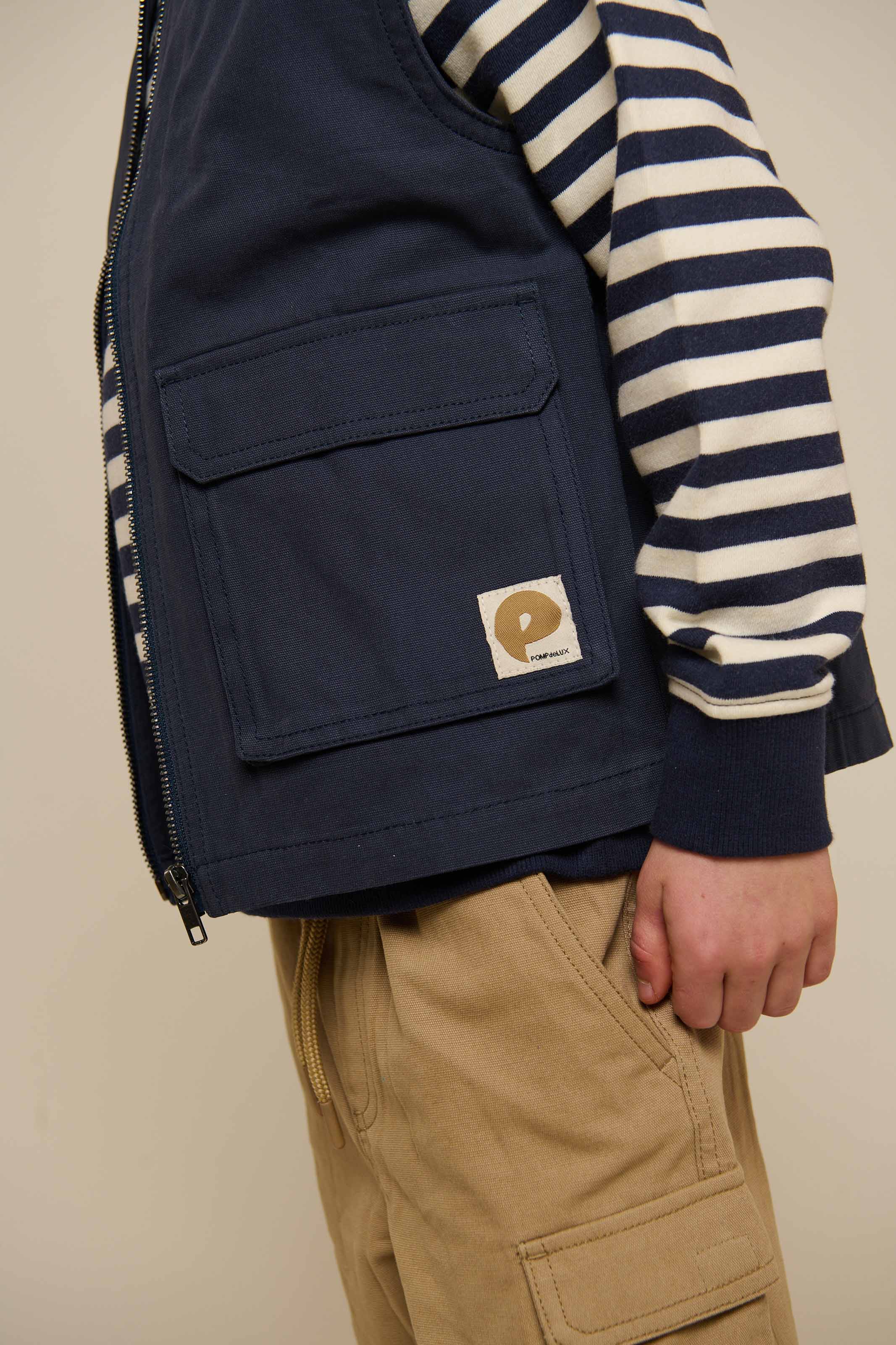 Canvas Cargo Weste - Tween - Navy | 101131 Isack