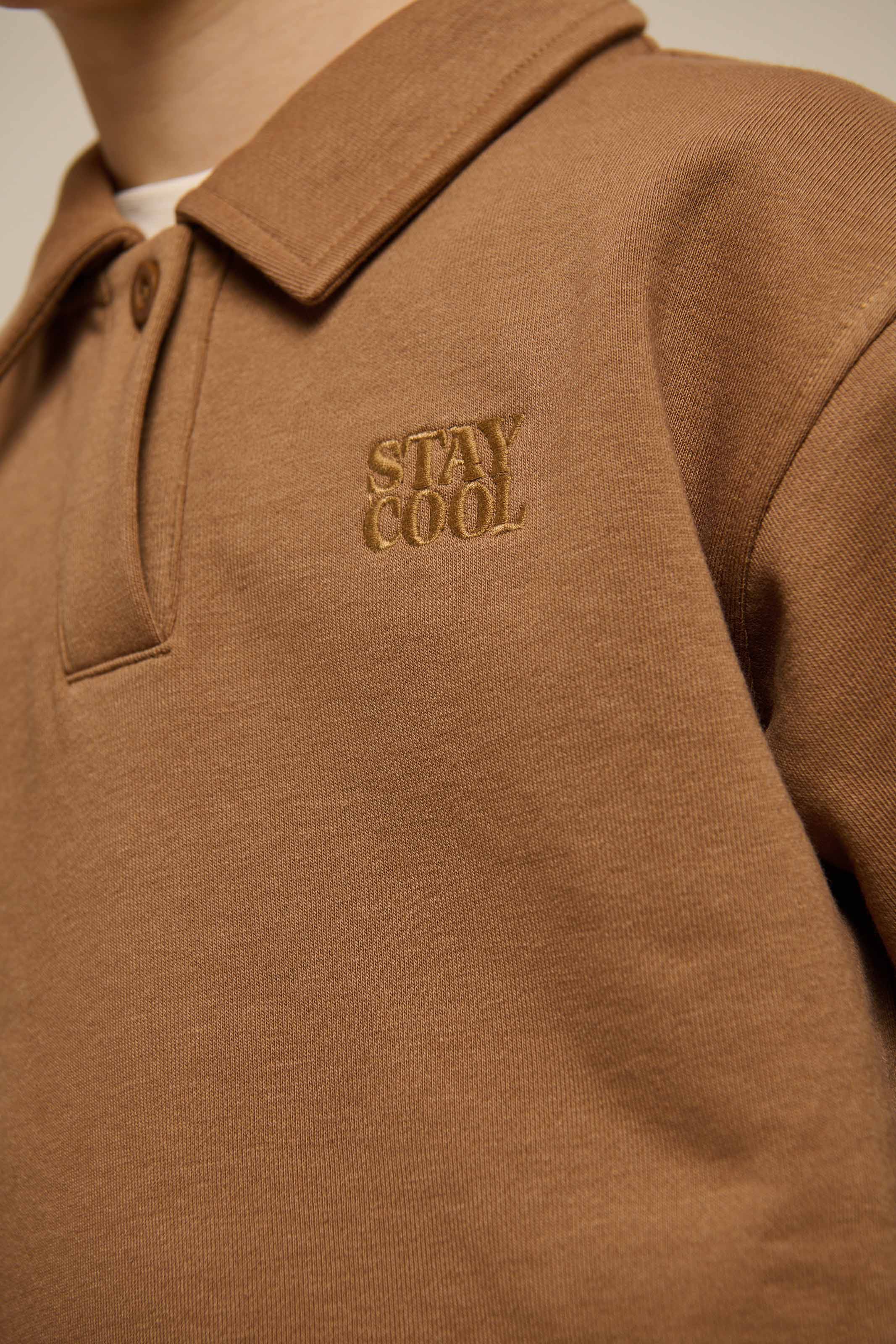 Polo-Sweatshirt - Tween - Coconut | 101256 Carter