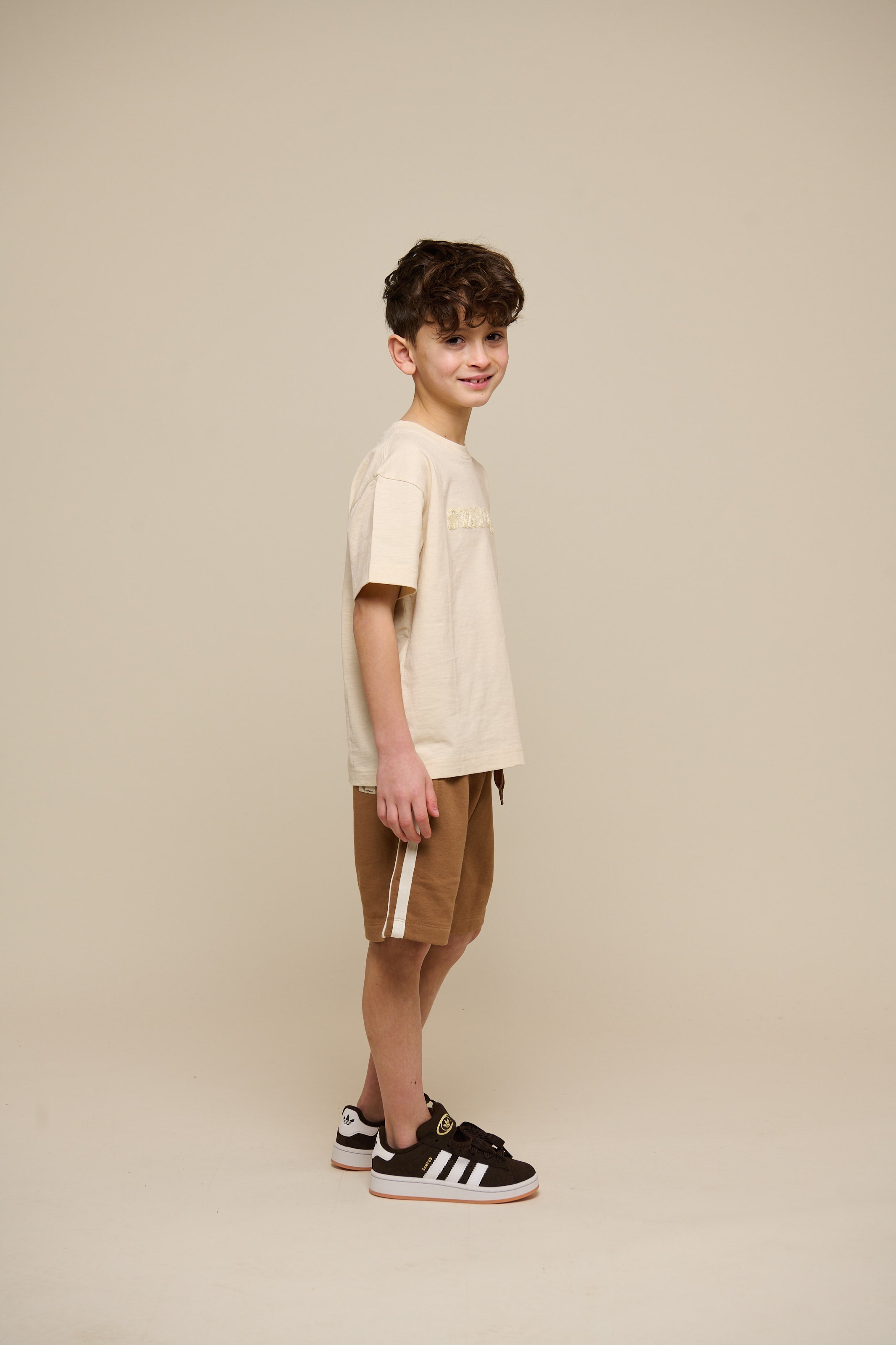 Sweatshorts mit Kontrast-Tape - Tween - Coconut | 101264 Carter
