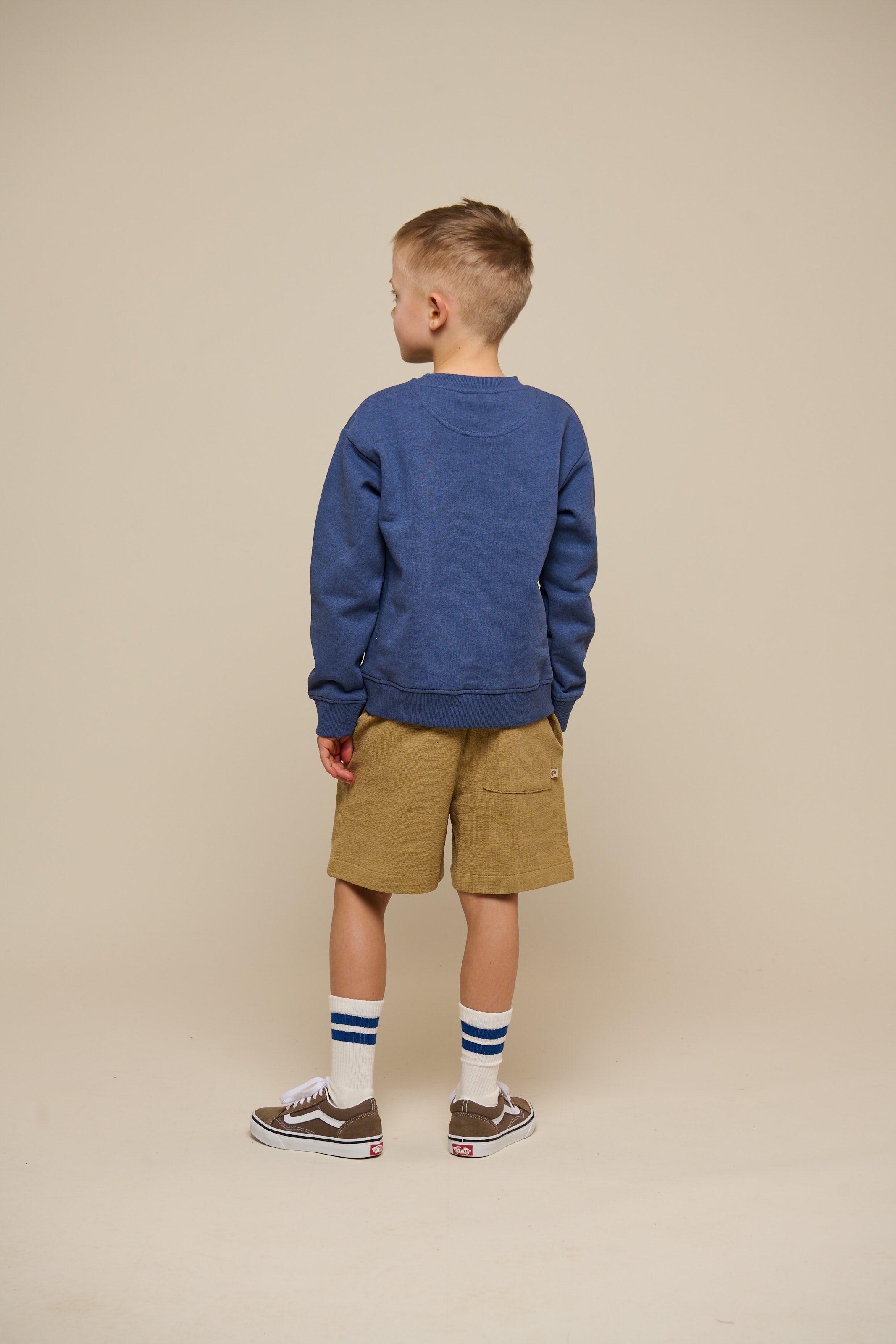 Sweatshirt mit Rundhalsausschnitt - Tween - Indigo Blue Melange | 100889 Justin